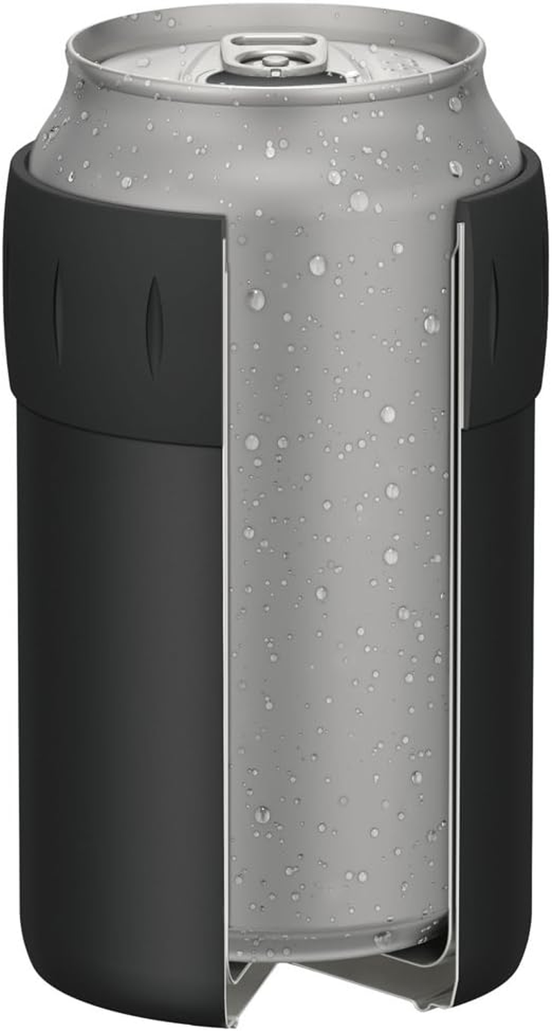 Thermos Insulated Can Holder for 11.8 Fl Oz (350 Ml) Cans, Black, JCB-352 BK image number 5