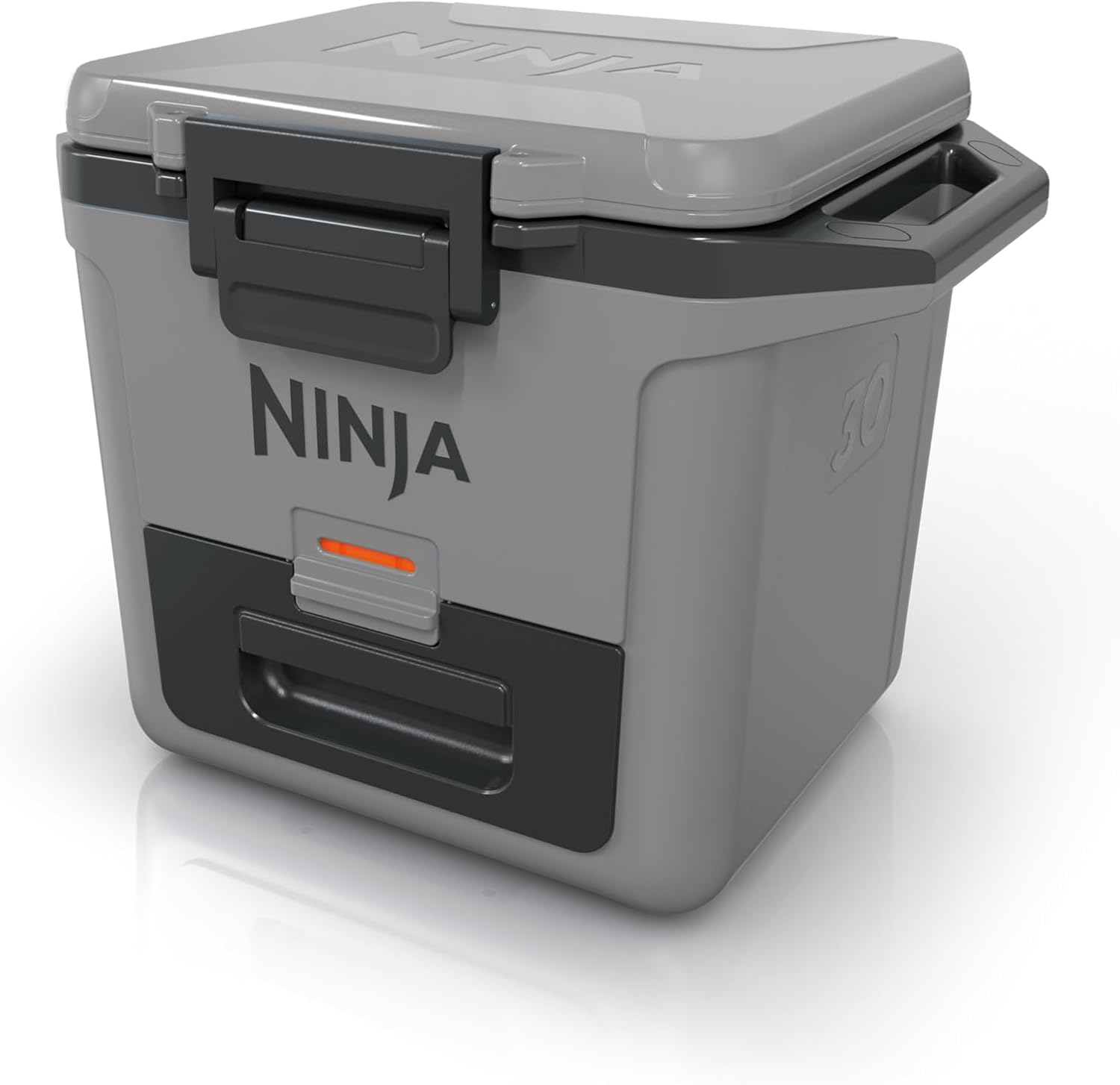 Ninja Frostvault Hard Cooler with Integrated Dry Storage Drawer, 28 Litre Capacity, Fits up to 48 Cans, FB131GYANZ, Grey image number 4