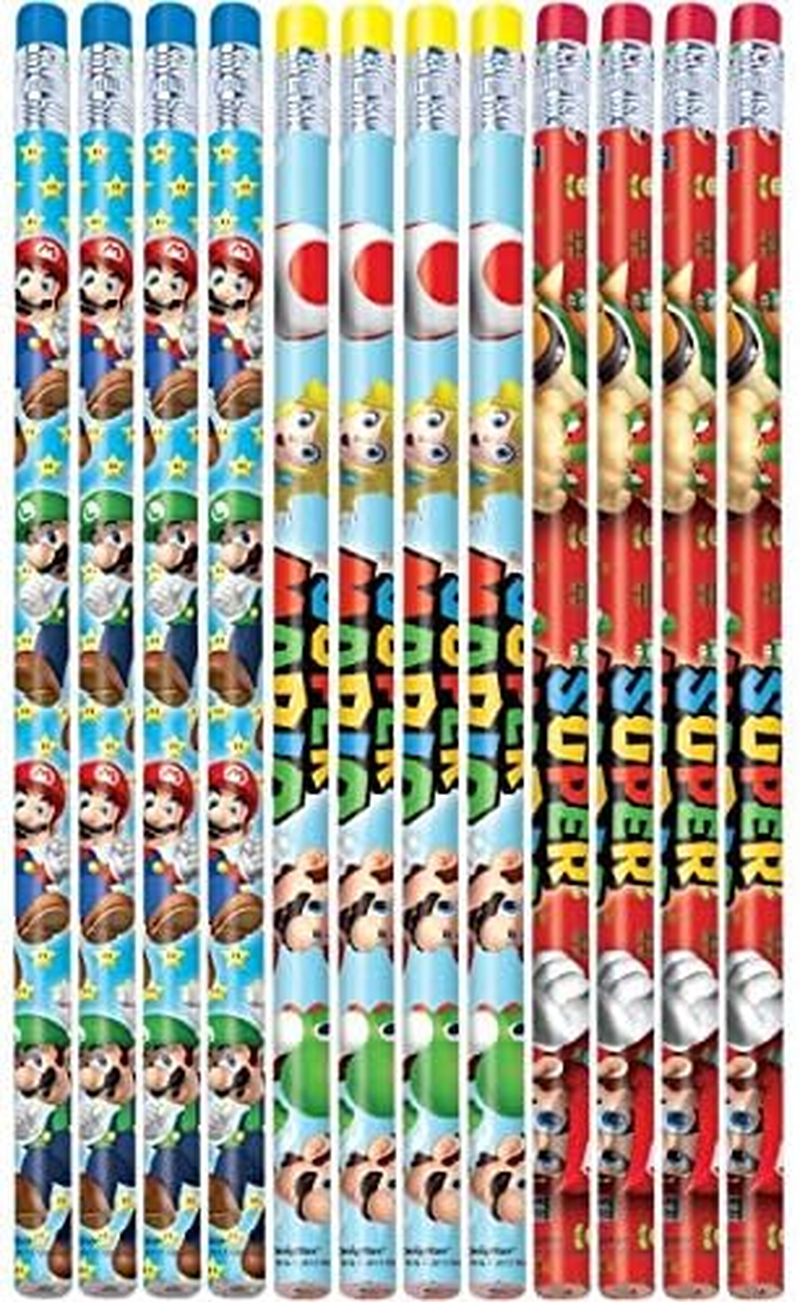 Amscan Super Mario Brothers Party Favour Pencil image number 1
