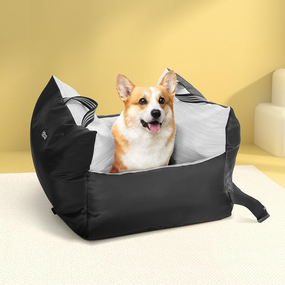 I.Pet Dog Car Seat Booster Cover Dog Bed Portable Waterproof Belt Non Slip image number 1