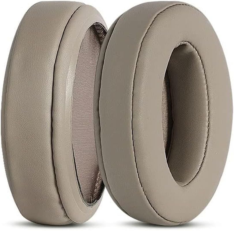HD4.50BT Replacement Ear Pads Quite-Comfort Protein Leather, Earpads Cushions for Sennheiser HD4.50BT, HD4.50BTNC, HD4.40BT, HD450BT HD430 HD440 HD350BT HD400S HD458BT HD300 Headset（Champagne） - Black image number 7