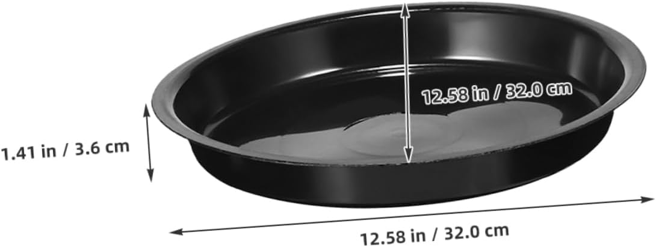 GAROZATION 2 Pcs Reusable Plant Saucer Trays round Pot Saucers for Plants Drainage Water Catcher Bonsai Pots image number 2