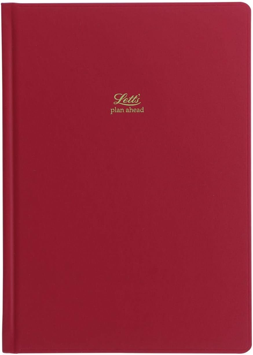 Letts of London Icon A5 5 Year Diary, Red image number 4