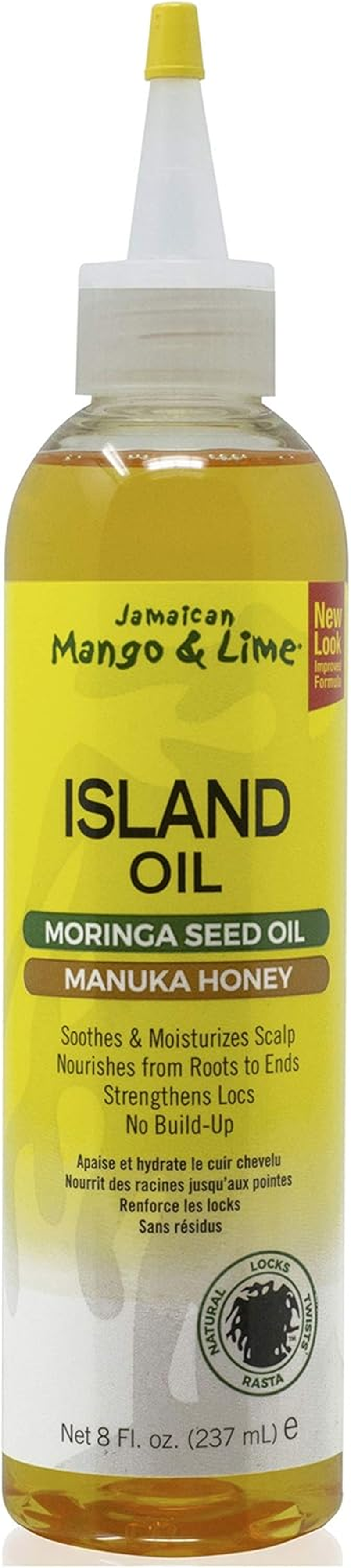 Jamacican Mango & Lime Island Oil 8Oz with No More Itch Grow Spray 8Oz & Tingle Shampoo 8Oz image number 3