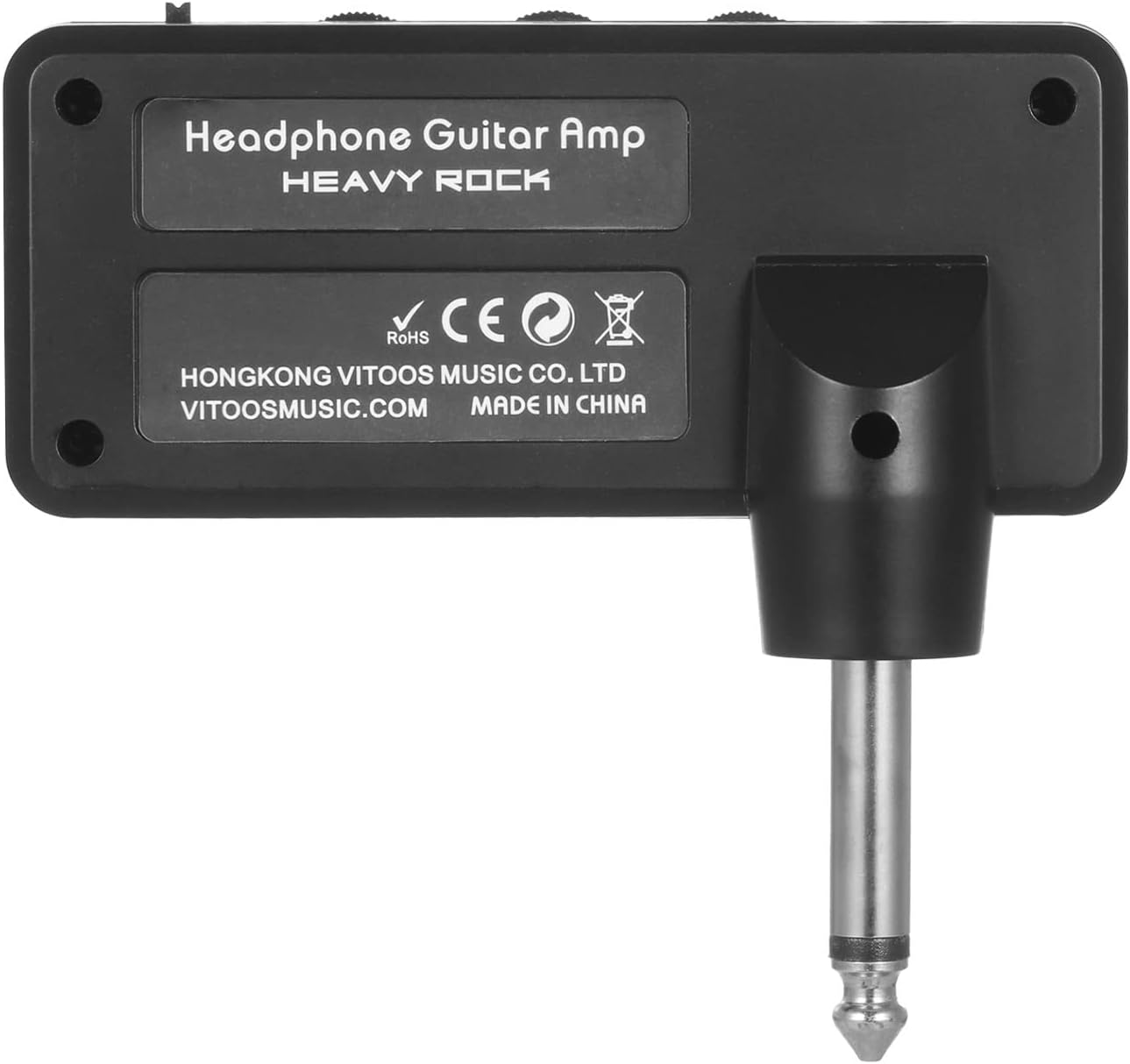 Electric Guitar Amp, Electric Guitar Plug Mini Headphone Amp Amplifier Heavy Rock Compact Portable image number 1