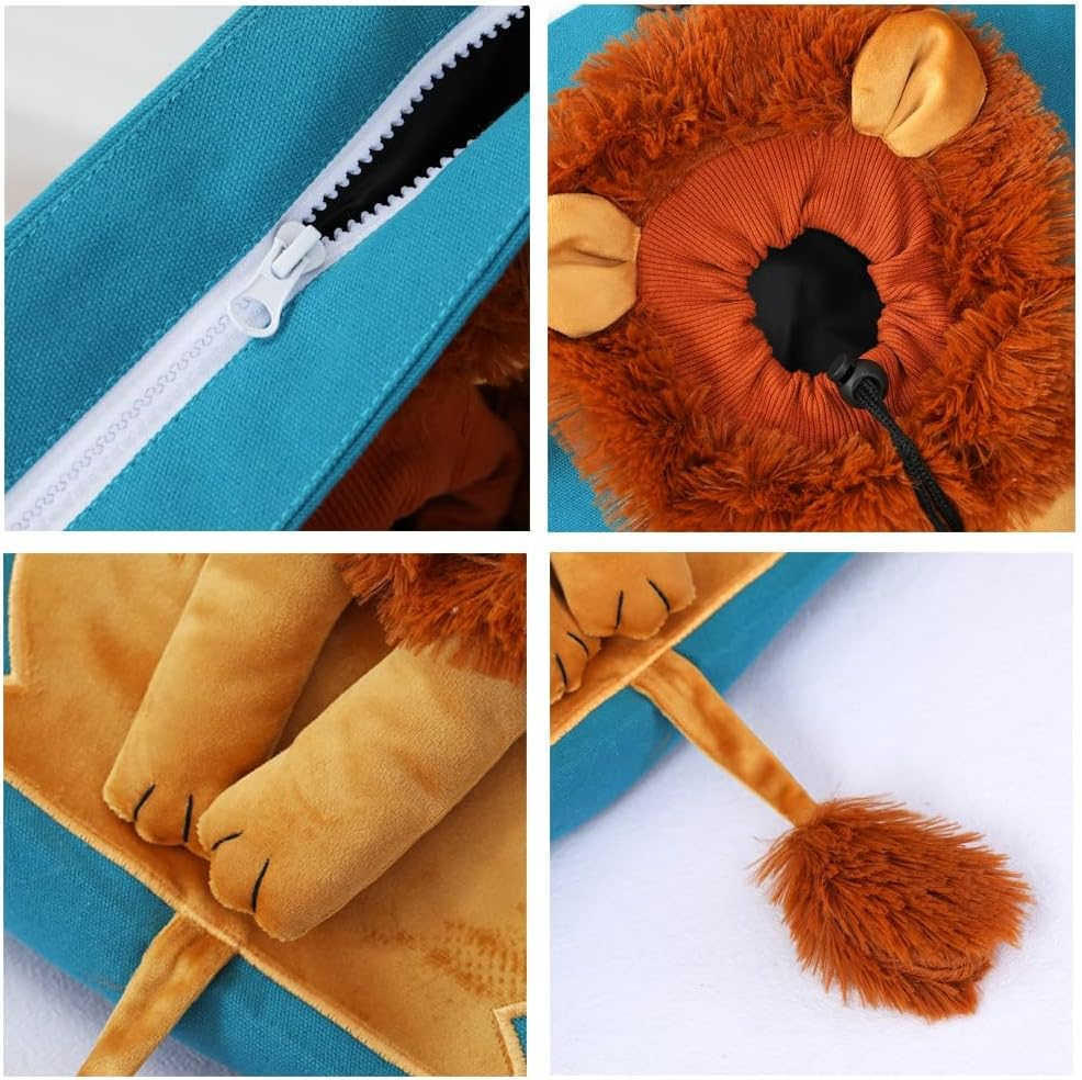 Portable Cat Puppy Bag Dog Pouch Shoulder Carry Tote Pet Shoulder Bags Single Drawstring Opening Carrying Bag Travel Tote for Doggy Doggie Yorkie for Puppies Medium Cats image number 6