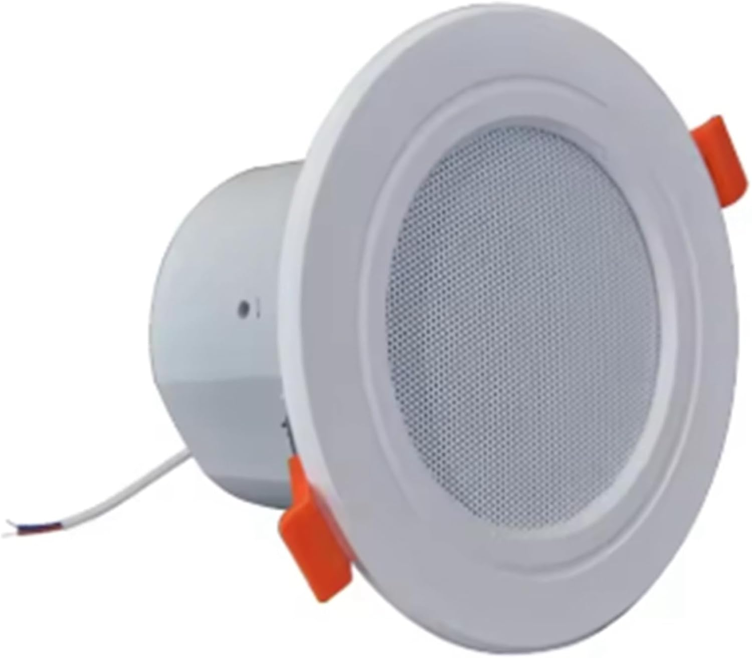 Utopially 5Pcs 3Inch Ceiling Home Speaker 10W Moisture-Proof Full Range Music Speaker with Cover Fashion Home Audio System White