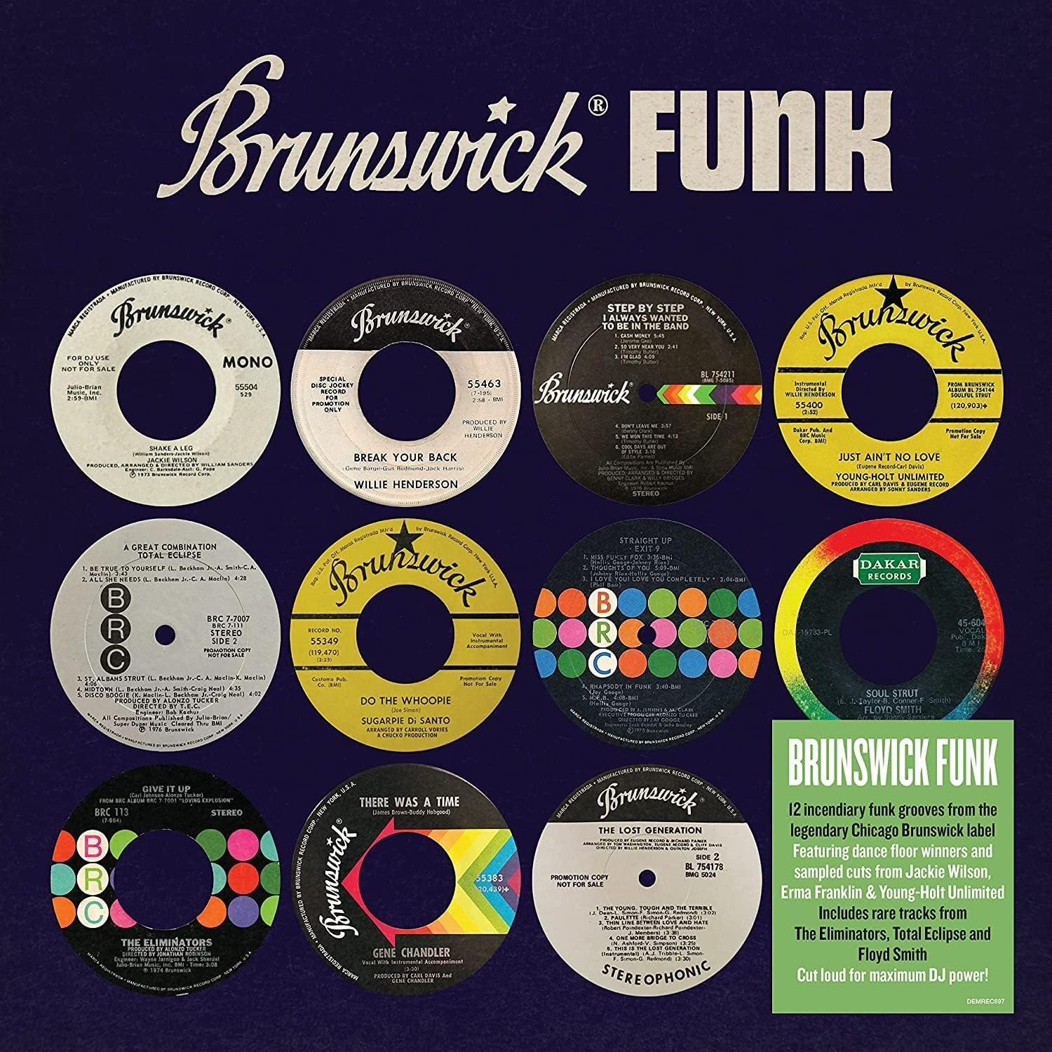 Brunswick Funk / Various - 140-Gram Black Vinyl image number 2