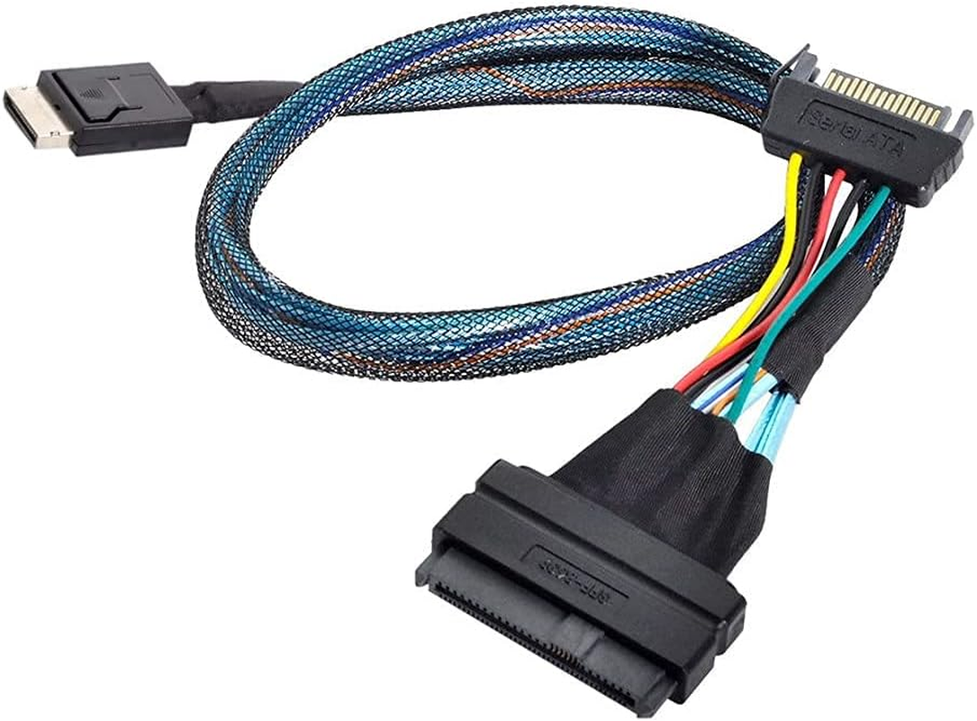Xiwai PCI-E 3.0 X4 to Oculink SFF-8612 SFF-8611 Host Adapter for Pcie SSD with Low Profile Bracket