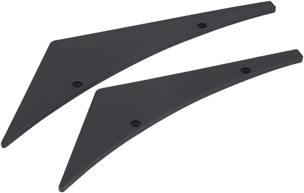 4Pcs Universal Car Front Bumper Lip Splitter Fins Canards Body Spoiler &ndash; Premium Quality and Stylish Upgrade (Black)