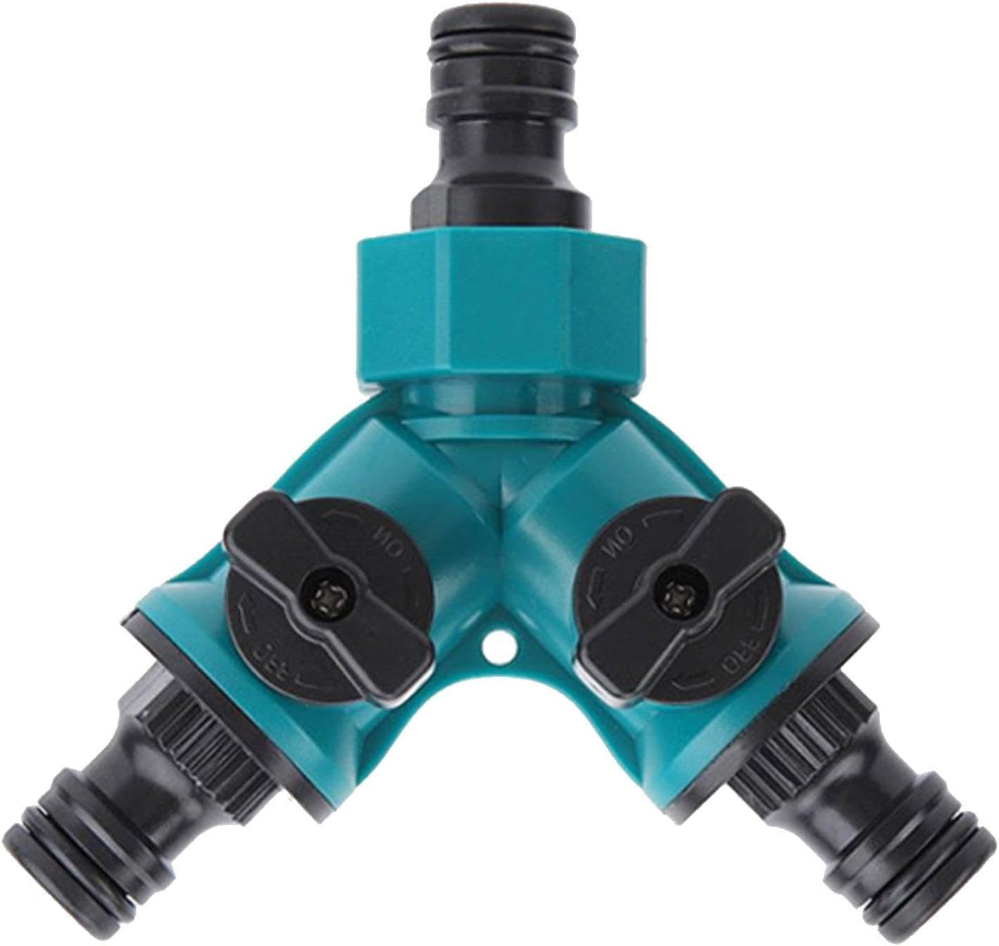 2 Way Garden Water Hose Pipe Connector, Hose Splitter Tap Splitter Connection, Garden Supplies Adapter for Water Pipe Quick End Connector image number 3