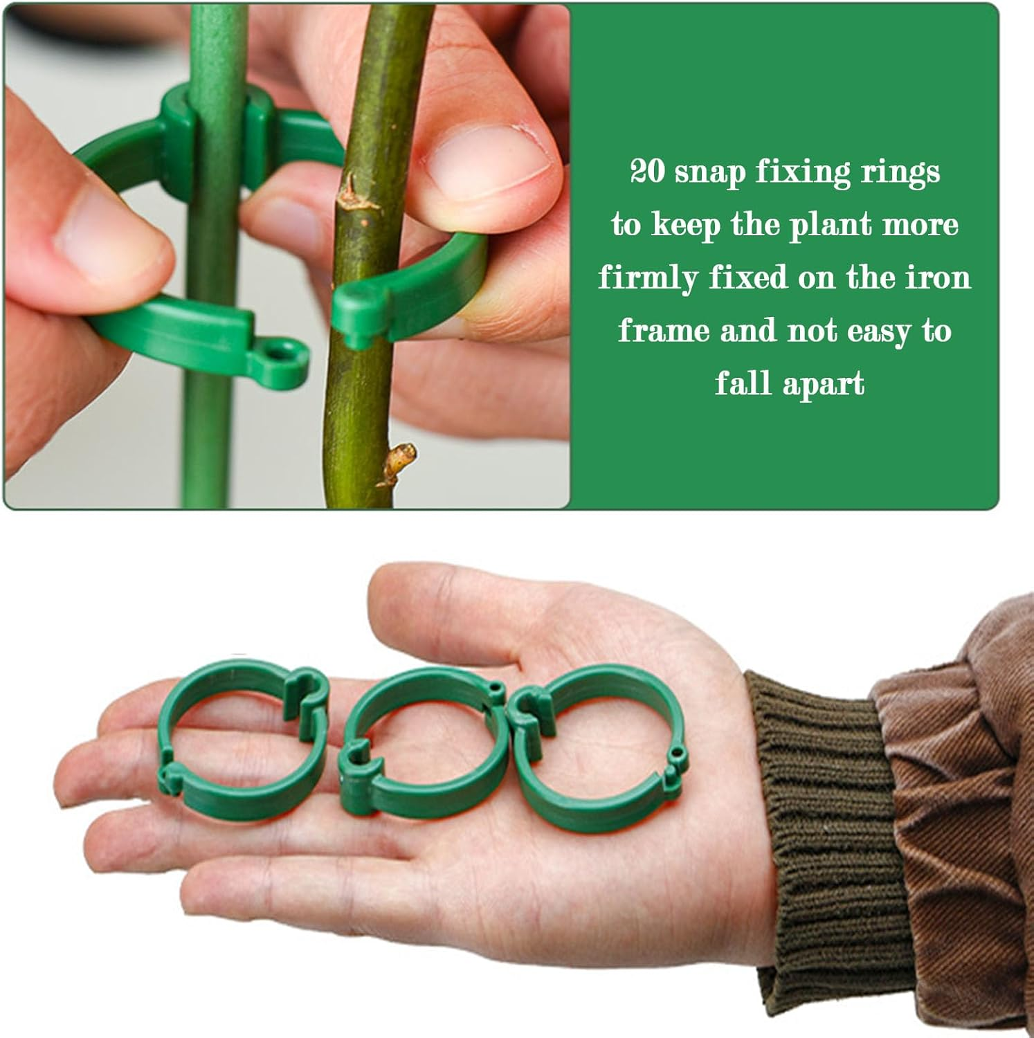 Garden Srch,Metal Arch,4.6 Feet Wide X 7.9 Feet High or 6.6 Feet Wide X 7.2 Feet High,Wedding Arch with 20 Retaining Rngs,Garden Arbor for Climbing Plant Outdoor & Indoor, Wedding Party Bridal image number 1