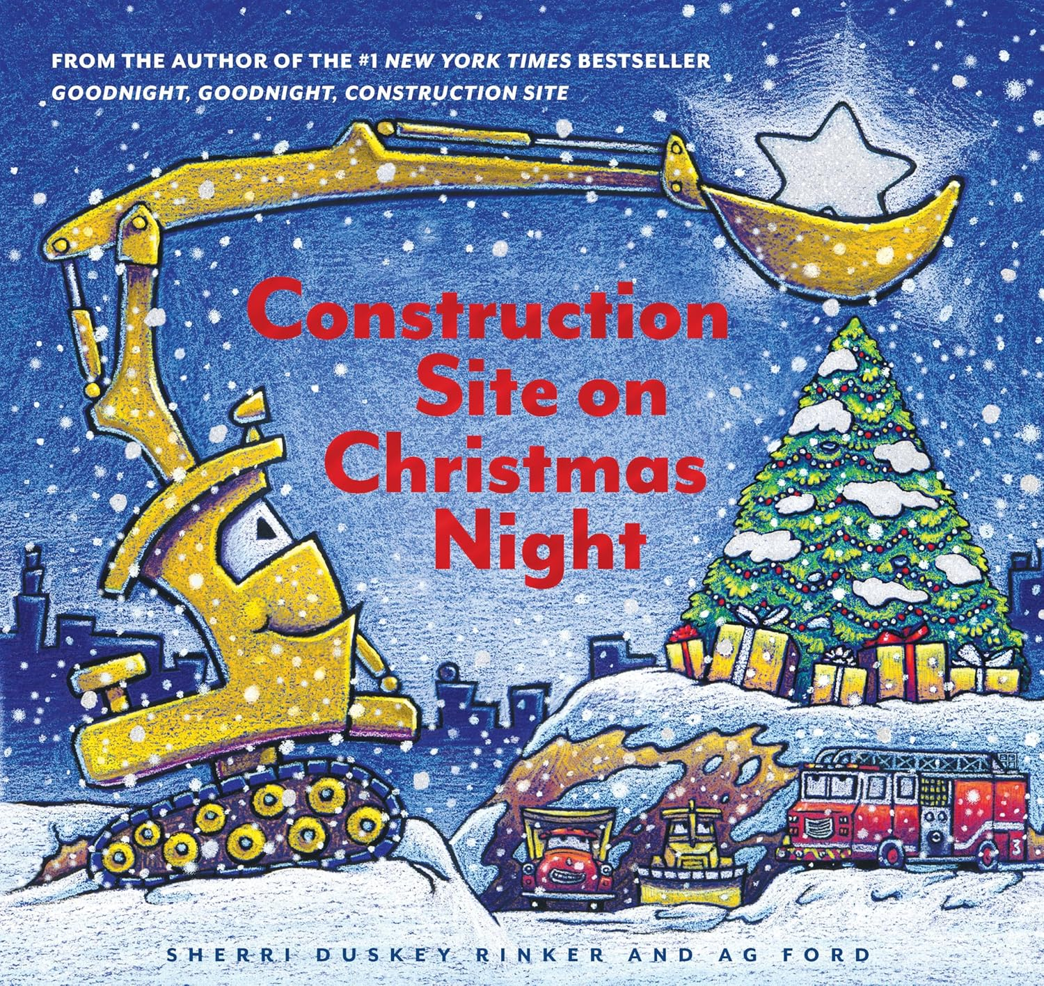 Construction Site on Christmas Night: (Christmas Book for Kids, Children'S Book, Holiday Picture Book) image number 5