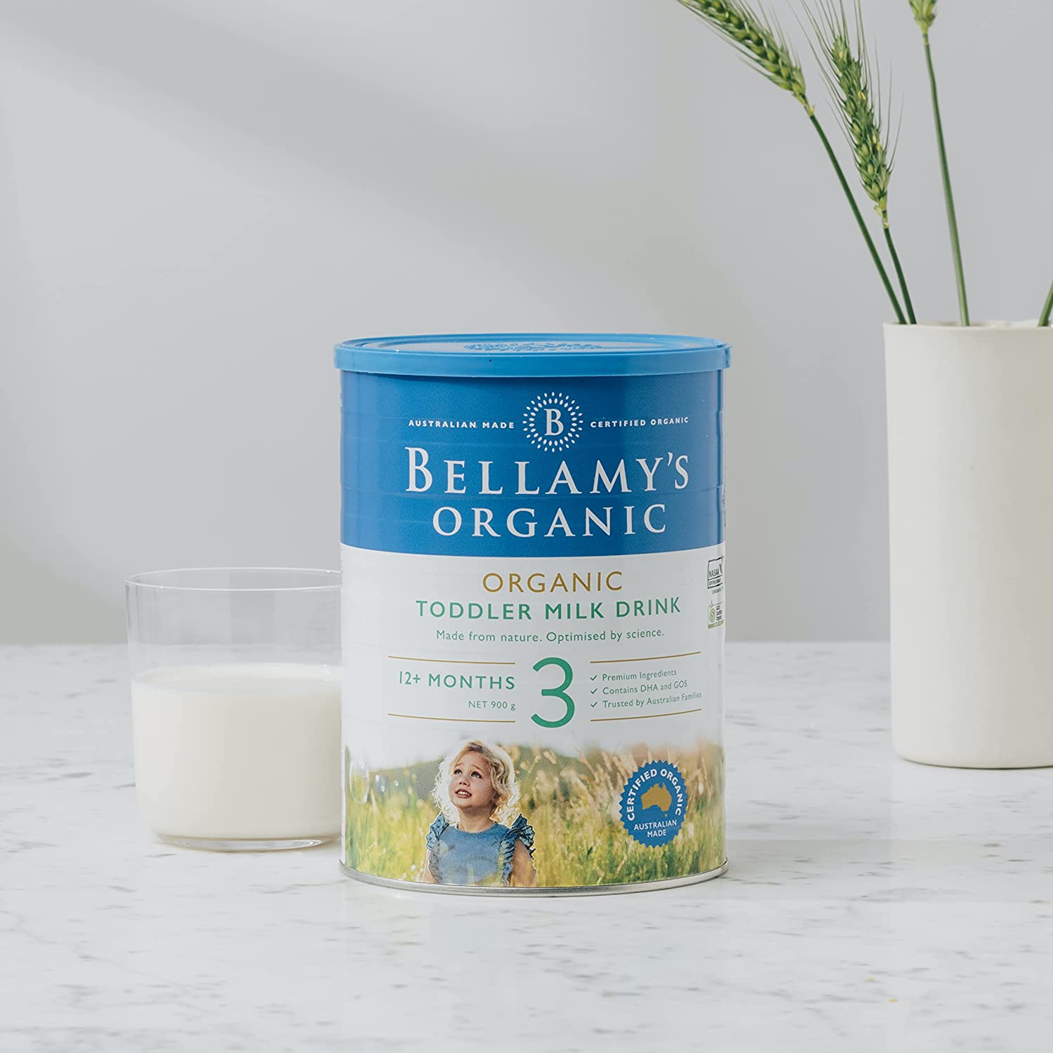Bellamy'S Organic Step 3 Toddler Milk Drink Formula 900 G image number 3