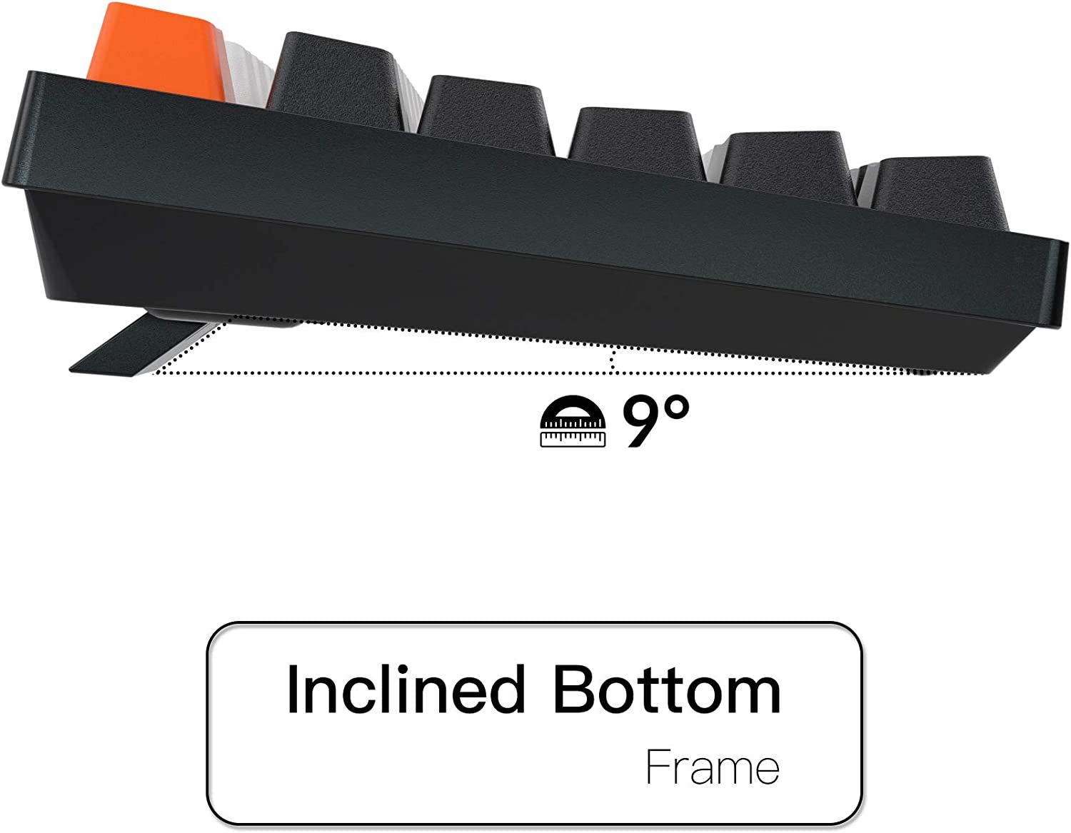 Keychron C2 Full Size 104 Keys Wired Mechanical Gaming Keyboard for Mac Layout, Gateron G Pro Brown Switch/White LED Backlight/Double Shot ABS Keycaps/Usb C Computer Keyboard for Windows Laptop image number 6