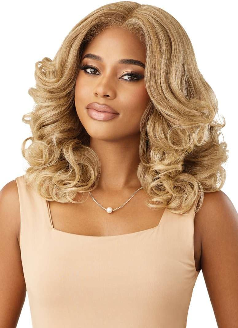 Outre Melted Hairline - Kinky Soft Edges - Kinky Soft 2 (OFF BLACK 1B) - Drst2/Chocolate Caramel image number 3