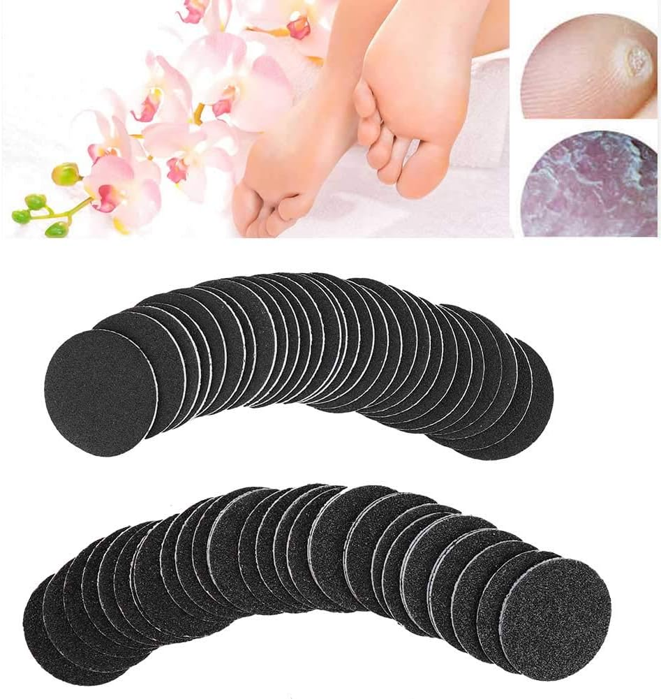 60 Pieces Foot File Replacement Sandpaper Discs for Electric Callus Removal Tool image number 6