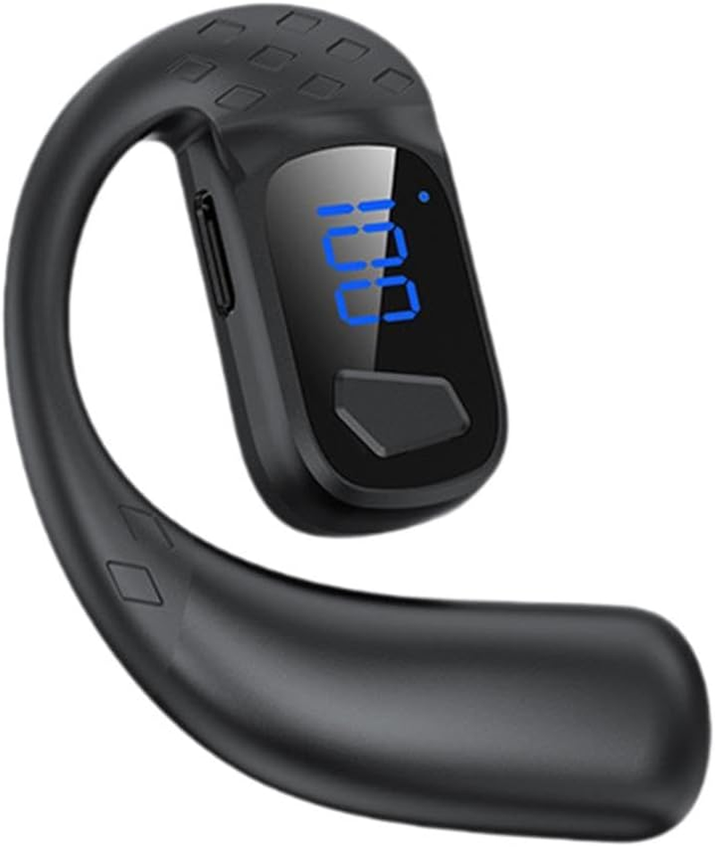 Over Ear Earphone Workout Fitness Portable Music Gym Gift Wireless Headphone Black Digital image number 1