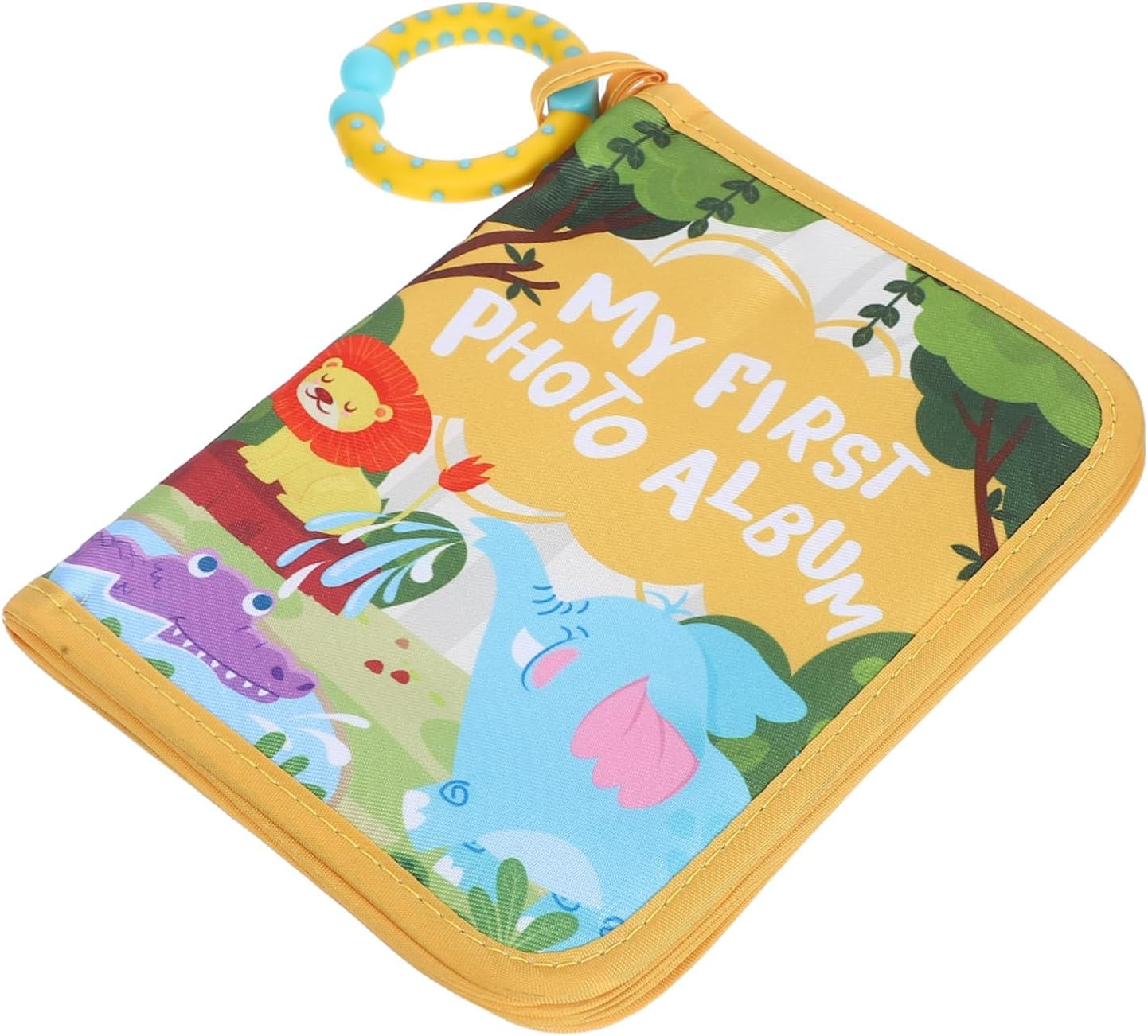 Soft Picture Album My First Family Keepsake Book for Newborns Durable Cloth Fabric Easy Photo Slots for Milestones Memories image number 3