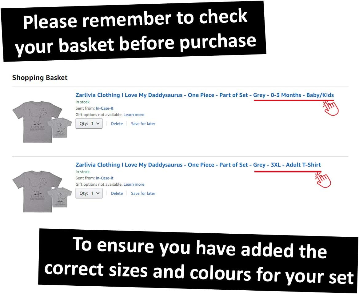 Zarlivia Clothing Keep Calm My Dads a Super Hero - Matching Father Kids Gift Set - Mens T Shirt & Kid'S T Shirt - Green - Large & 3-4 Years image number 3