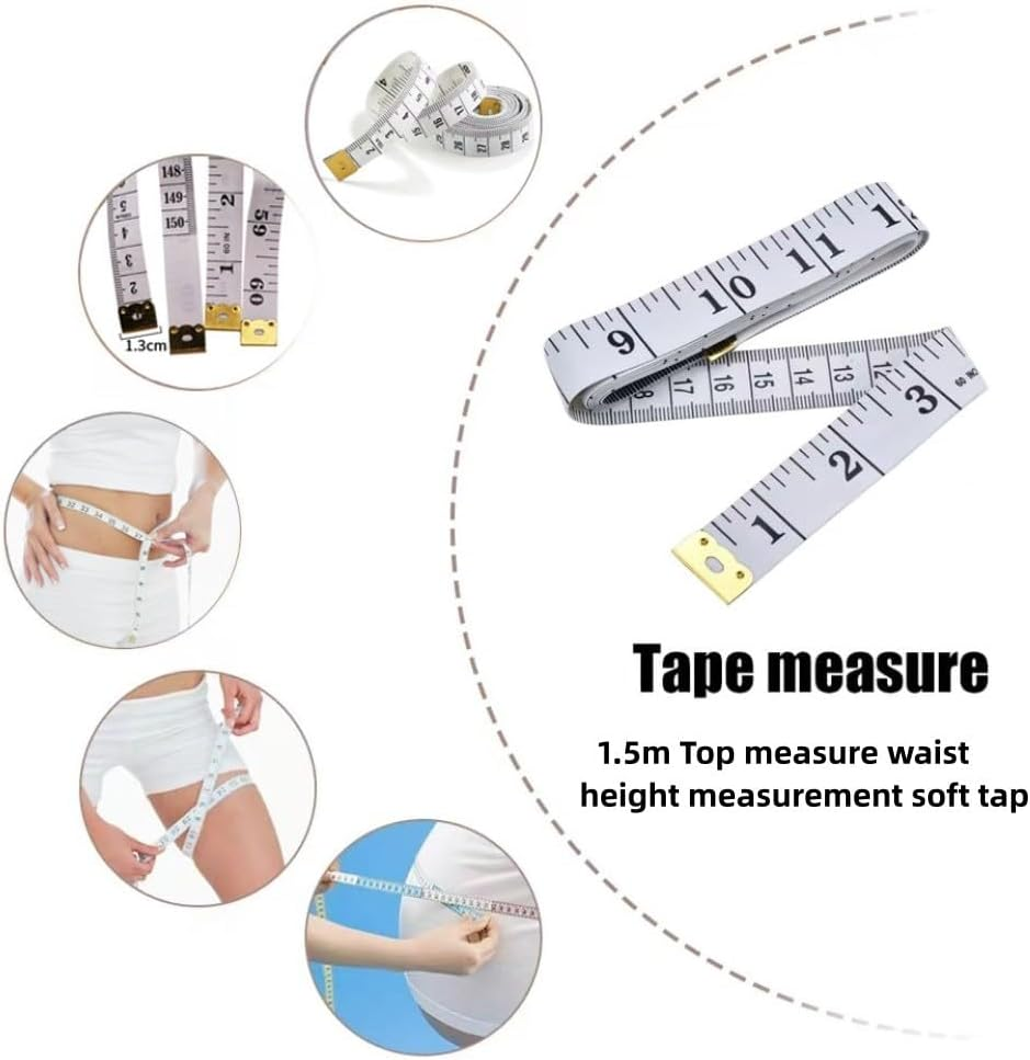 2 Rolls Elastic Band with Holes,Yifarube 1Inch Width Buttonhole Stretch Strip with Soft Tape Measure and 20Pcs Resin Button for Crafts DIY Waistbands (White and Black,5.5 Yard Each) image number 2