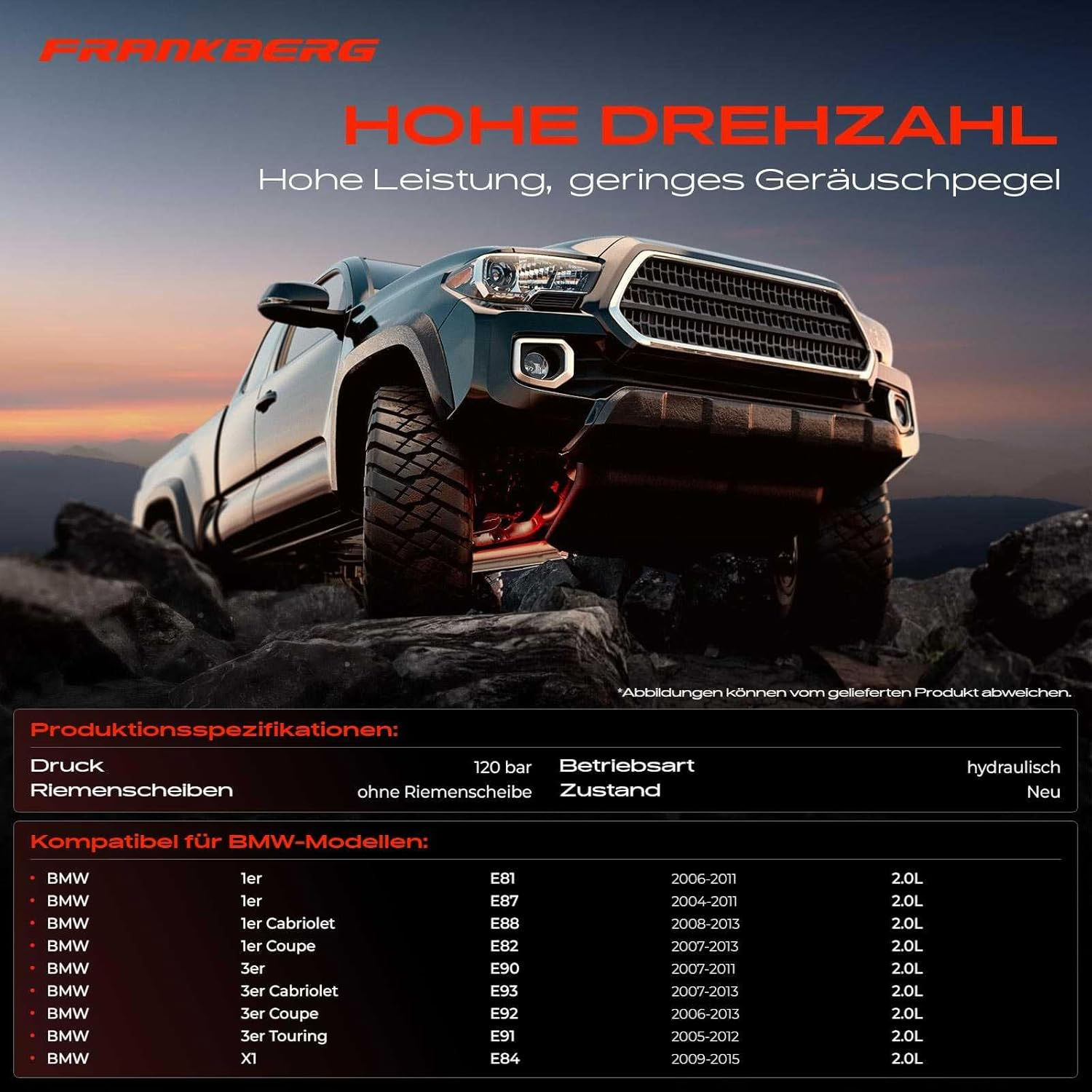 Power Steering Pump for 1 Series E81 E87 1 Series Convertible E88 1 Series Coupe E82 3 Series E90 3 Series Convertible E93 3 Series Coupe E92 3 Series Touring E91 X1 E84 2004-2015 32416788838 image number 5