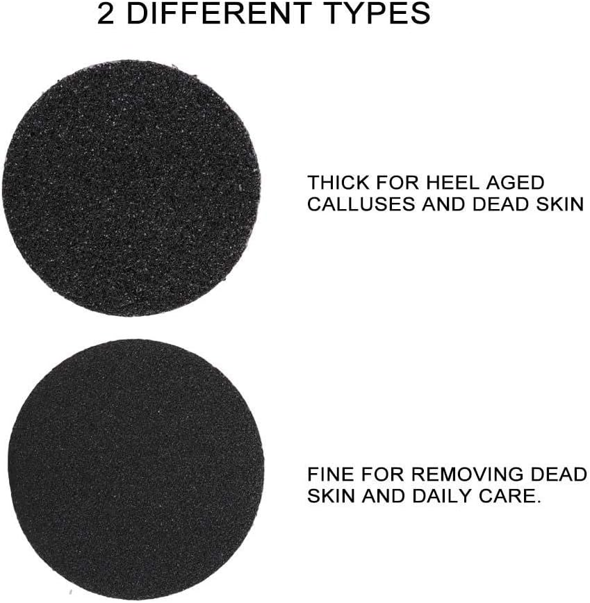 60 Pieces Foot File Replacement Sandpaper Discs for Electric Callus Removal Tool image number 3