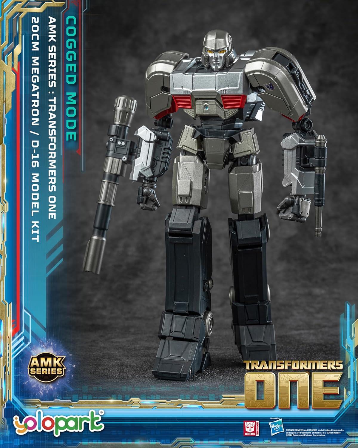 Transformers ONE - 20Cm D-16 [Megatron] Cogged Mode Model Kit - AMK Series image number 3