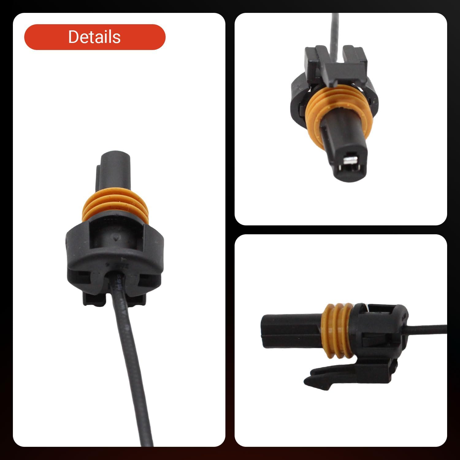 Wire Connector Pigtail 2 Pcs Compatible with LS Gen 4 Starter Motor Solenoid LS3 Camaro Corvette Replaces WPSTR40