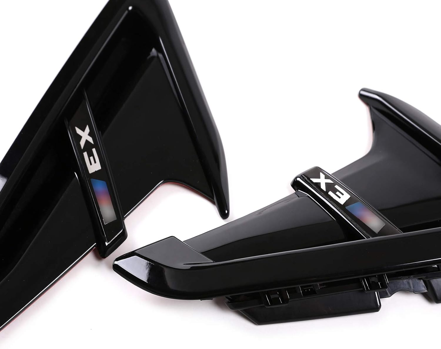 CHEYA Shark Gills Front Fender Side Air Flow Fender Vent Cover Trim ABS for BMW X3 G01 X4 G02 X3M X4M 2018-2021 (Glossy Black, X3 M) image number 5