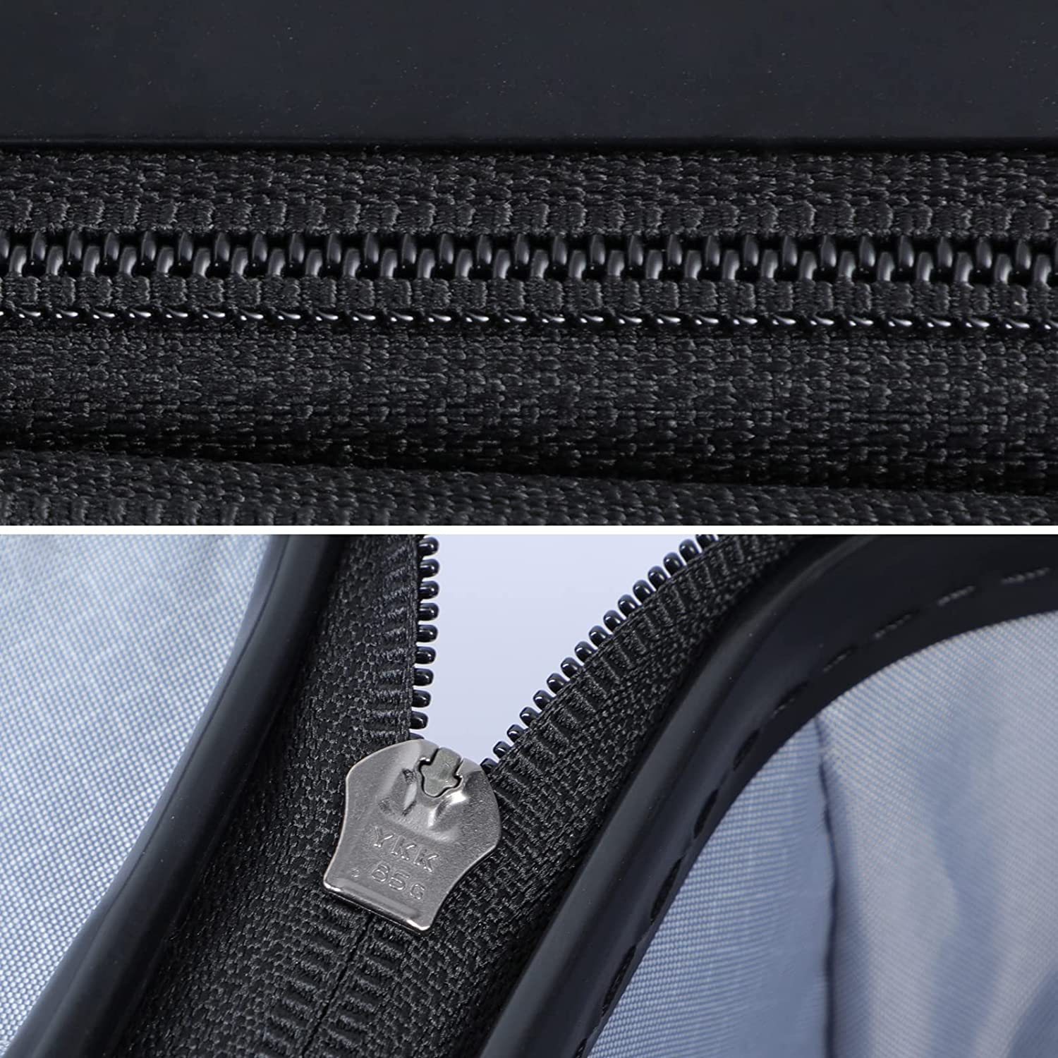 3Pcs (20/24/28) Luggage Set, Hardshell Lightweight Only 20" with Front Pocket, 21.65*15.35*7.87" Fits Overhead Cabin, 24" (26*17.7*10.2") and 28" (19.68*11.81*29.92") Checked Luggage, Green - Orange image number 2