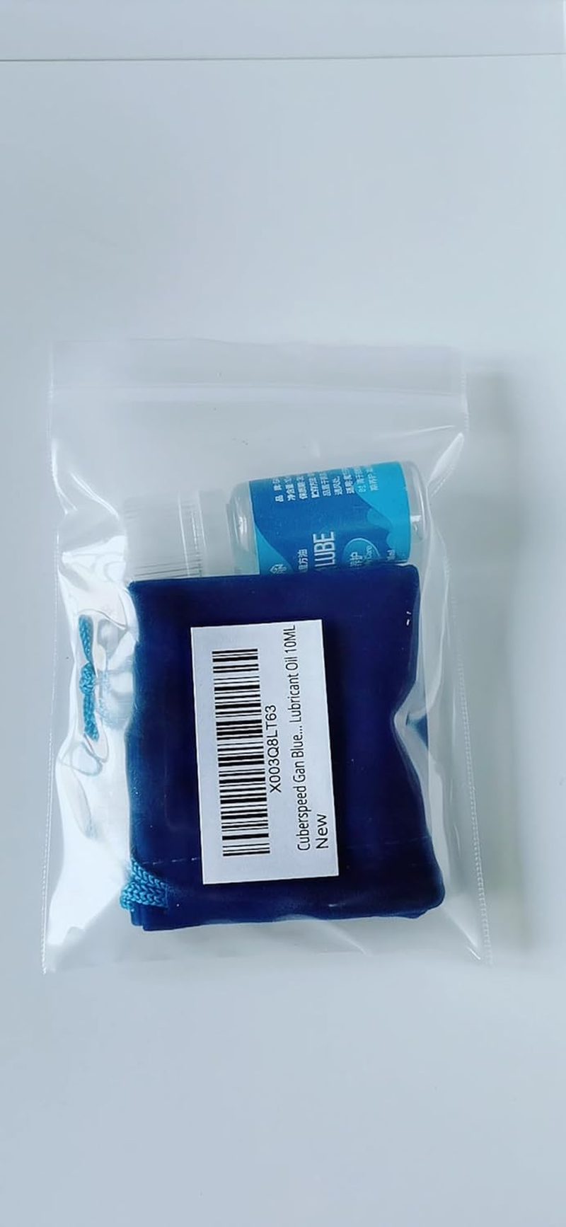 Cuberspeed Gan Cube Lube Professional Speed Cube Lube Lubricant Oil 10ML with Blue Cube Bag for 2X2 3X3 Cube image number 1