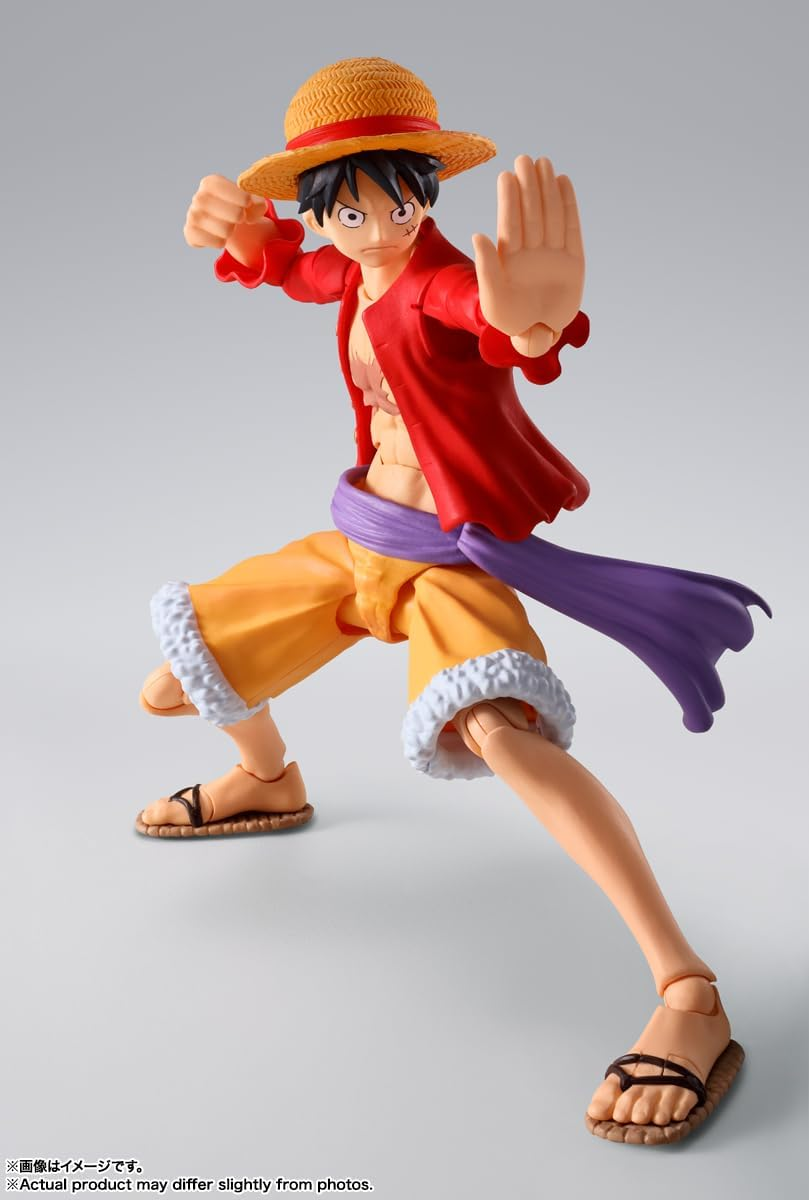 Bandai S.H. Figuarts Monkey D. Luffy - Raid into Onigashima Action Figure image number 5