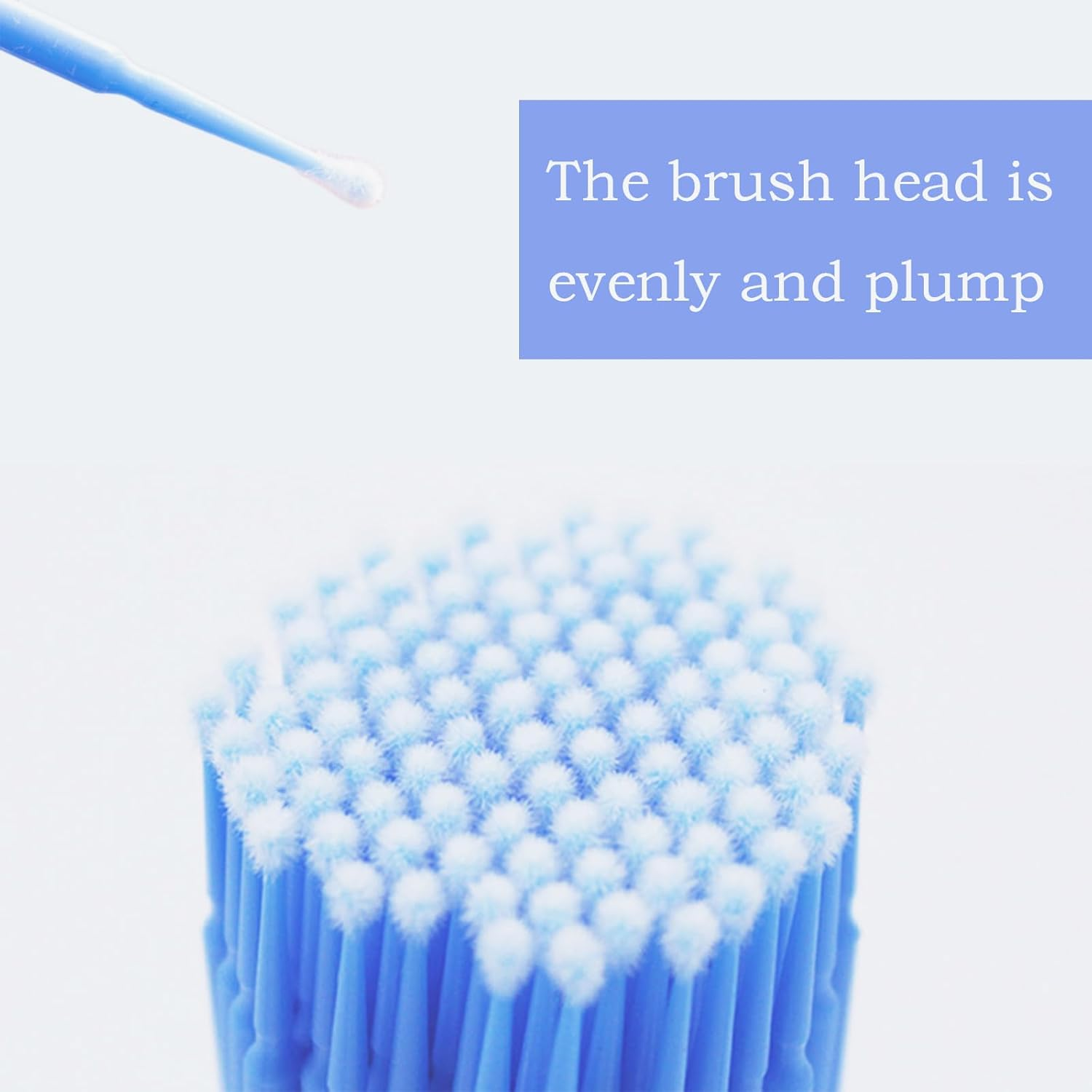 500Pcs Micro Brushes, Micropore Brushes, Eyelash Brush, Microbrushes, Micro Applicator Brushes, Applicator Eyelash for Eyelashes Extensions 5 Color