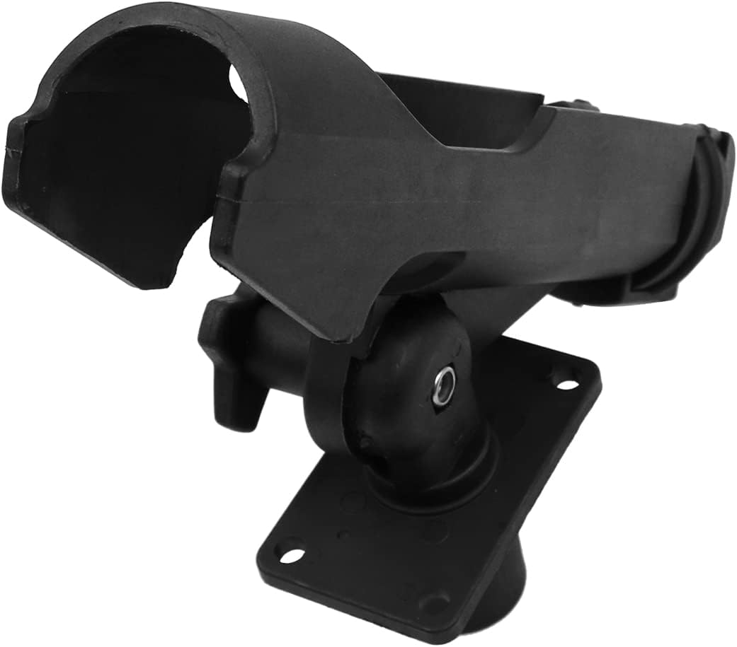 Fishing Rod Holder 360 Degree Adjustable Rotation Base Screws for Boat Kayak Fishing Vertical Boat Accessories for Attaching to Boat Rails Fence Adjustable Fishing Rod Racks image number 6