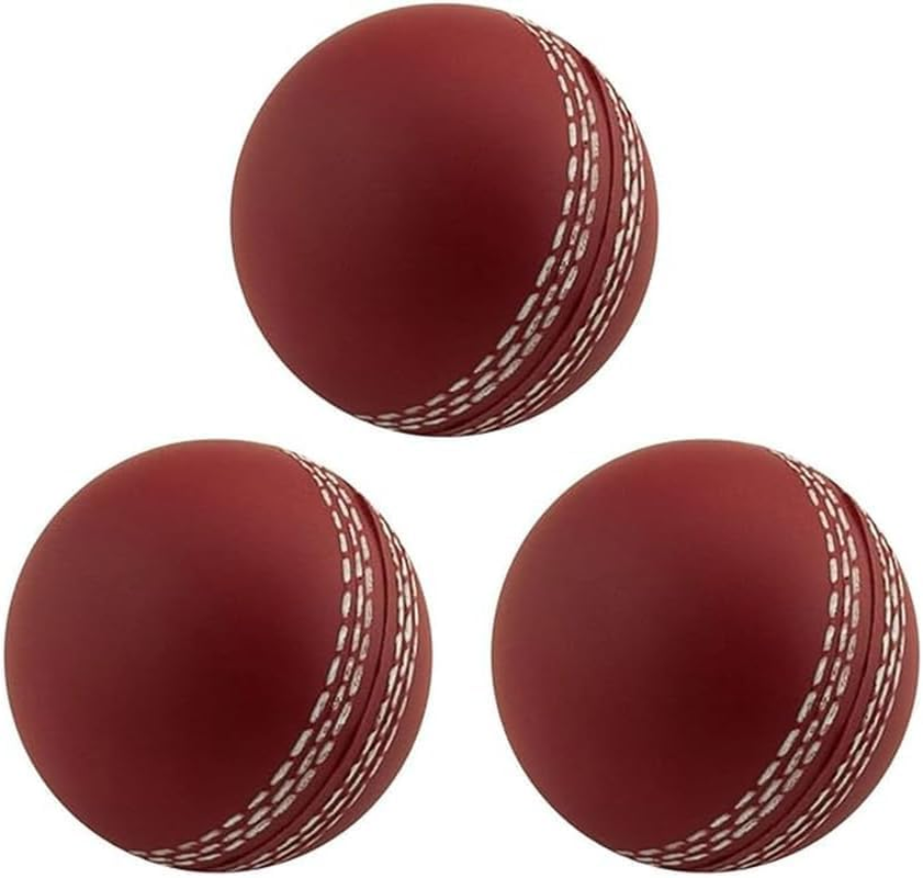3PCS Training Cricket Ball Set - Professional Feel, Hand-Stitched Club Ball for Beginners and Advanced Players image number 5