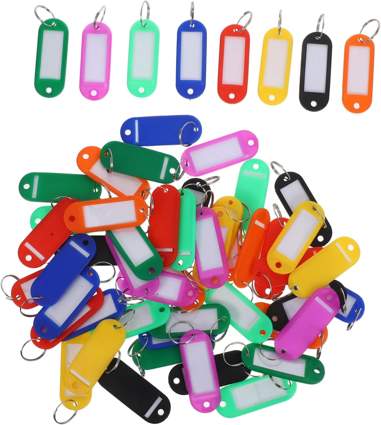 Yardenfun 56Pcs Suitcase Luggage Tags Travel Essentials Numbered Labels Key Tags Stylish image number 6