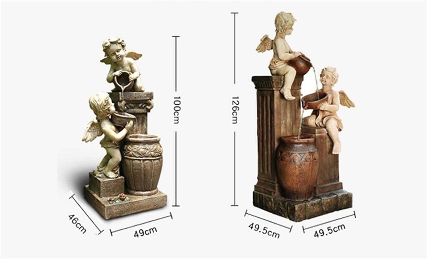Outdoor Fountain Angel Fountain Landscape, Outdoor Water Decoration, Garden Layout Courtyard(L) image number 1