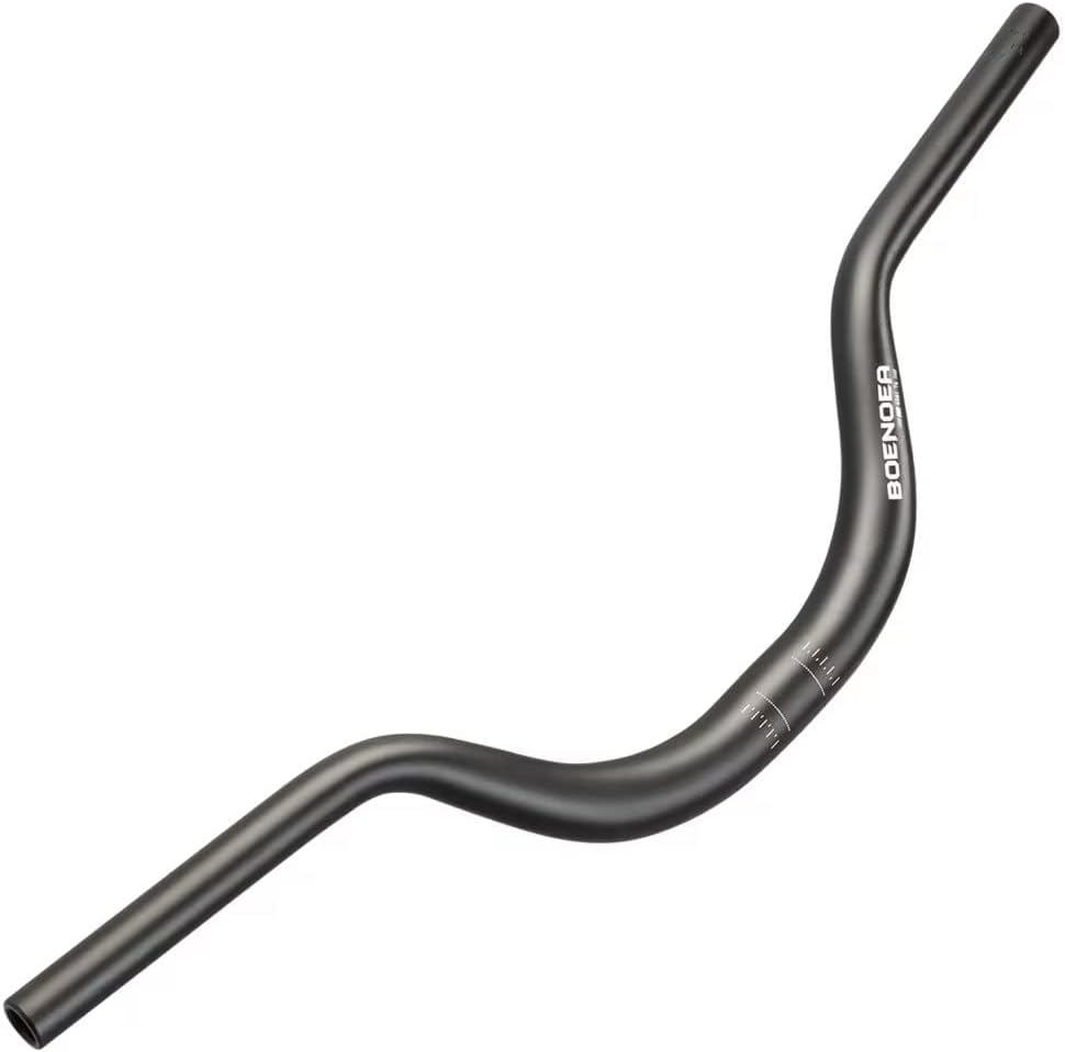 Boenoea Bike Riser Handlebar 25.4/31.8Mm Length 620Mm Aluminum Alloy Riser Bar(50Mm 90Mm 120Mm), Black image number 5