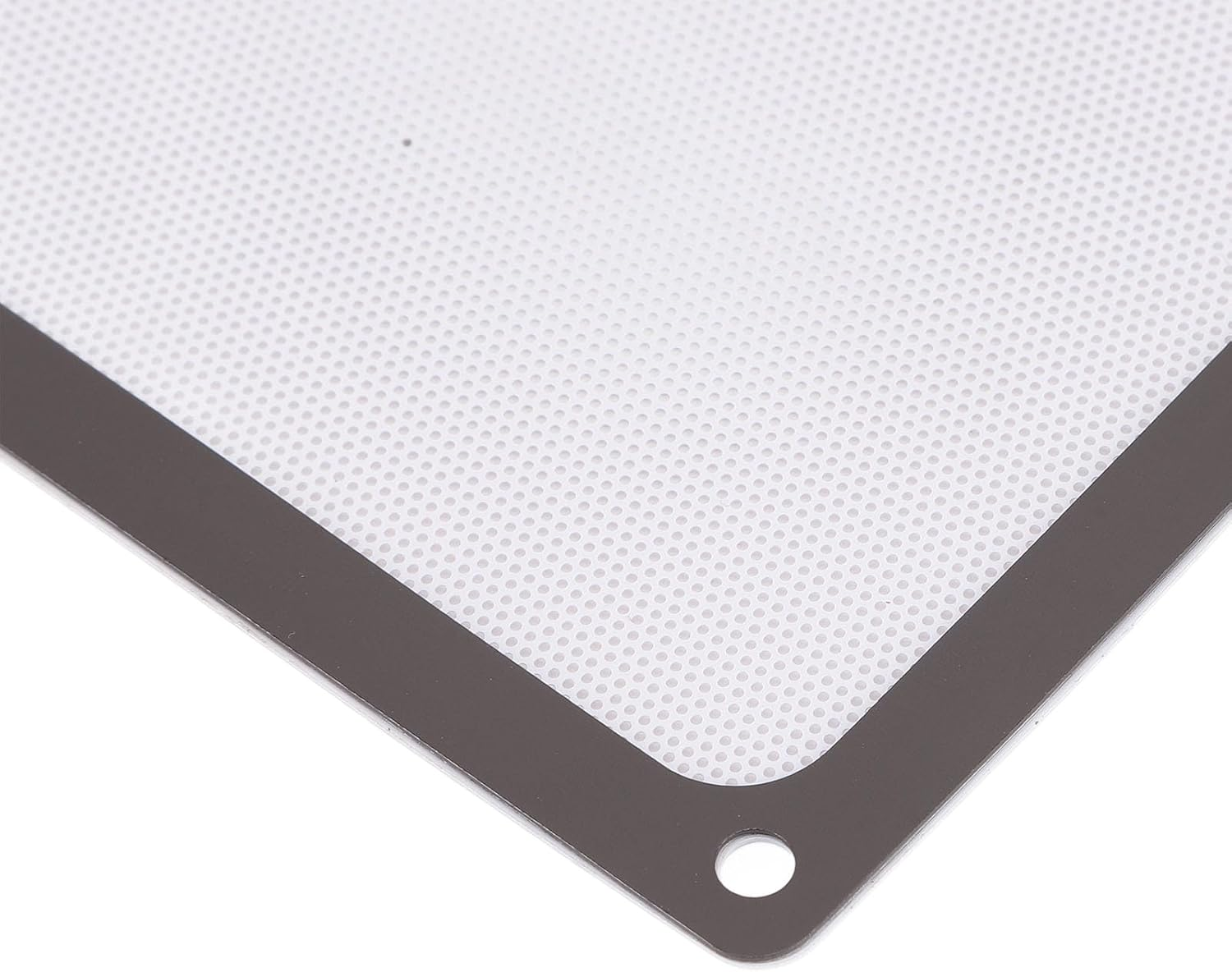 Dust Filter PC 140Mm for PC Cooler Fan, Magnetic Frame PC Fan Dust Mesh PC Cooler Filter, Dustproof Computer Fan Grills (White) - Black image number 2