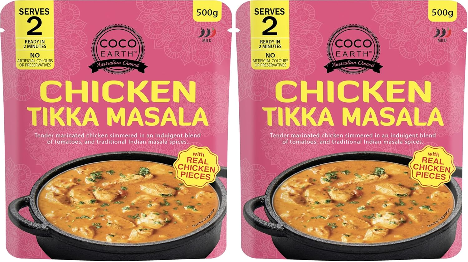 Coco Earth Chicken Tikka Masala Curry 500G