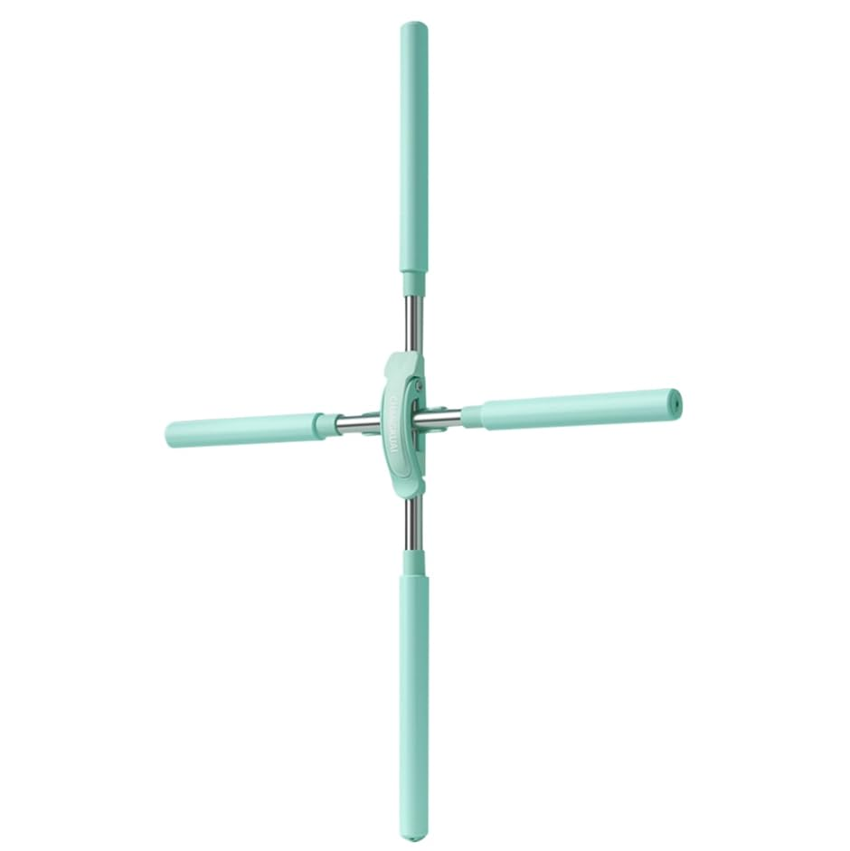 Yoga Sticks Stretching Tool for Humpback Correction &ndash; Retractable Corrector Back Brace for Adult and Child, Stretching Tool for Posture Improvement (Green)