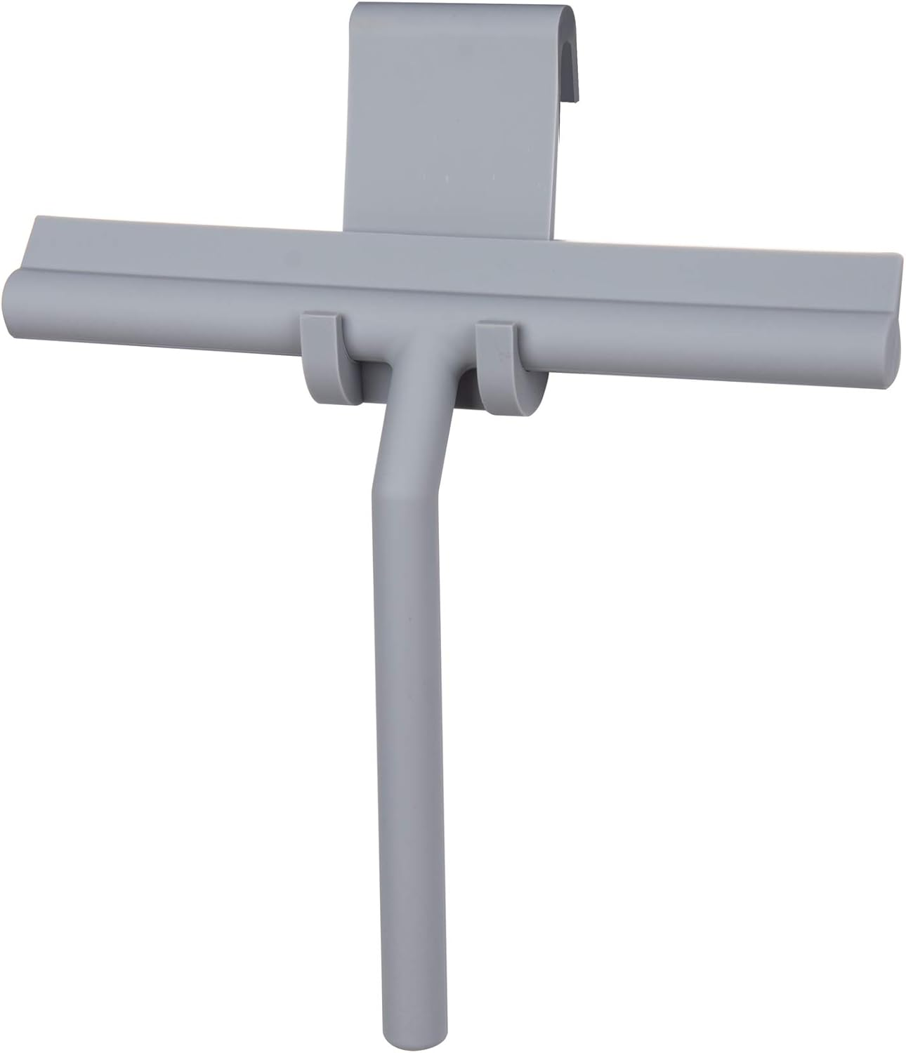 IMEEA Shower Squeegee 8-Inch/21Cm Silicone Window Squeegee Scraper Black Shower Wiper with Hanger for Bathroom Door Screen Mirror Glass