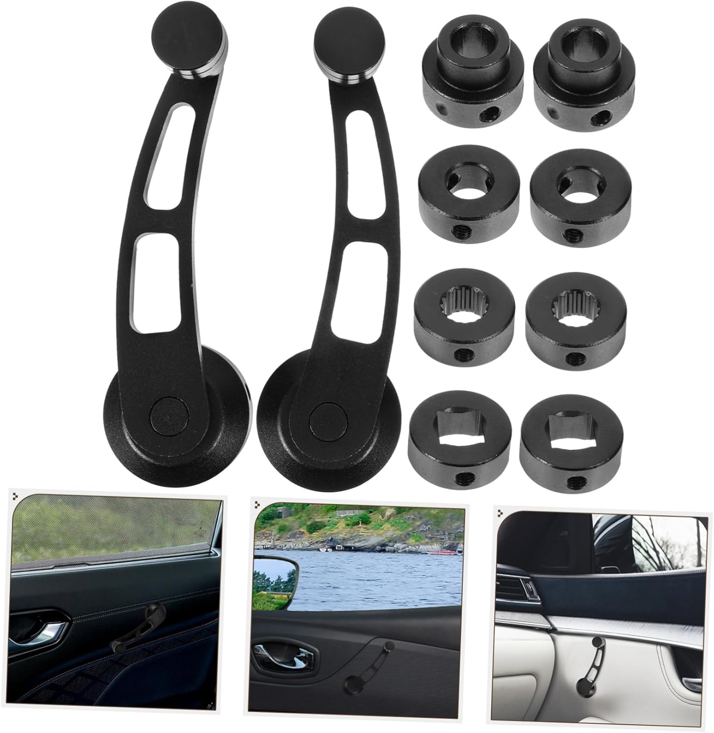 Didiseaon 1Set Car Window Crank Handle Winder for Effortless Window Opening Closing Easy to Install and Operate Crank Handle Replacement image number 3