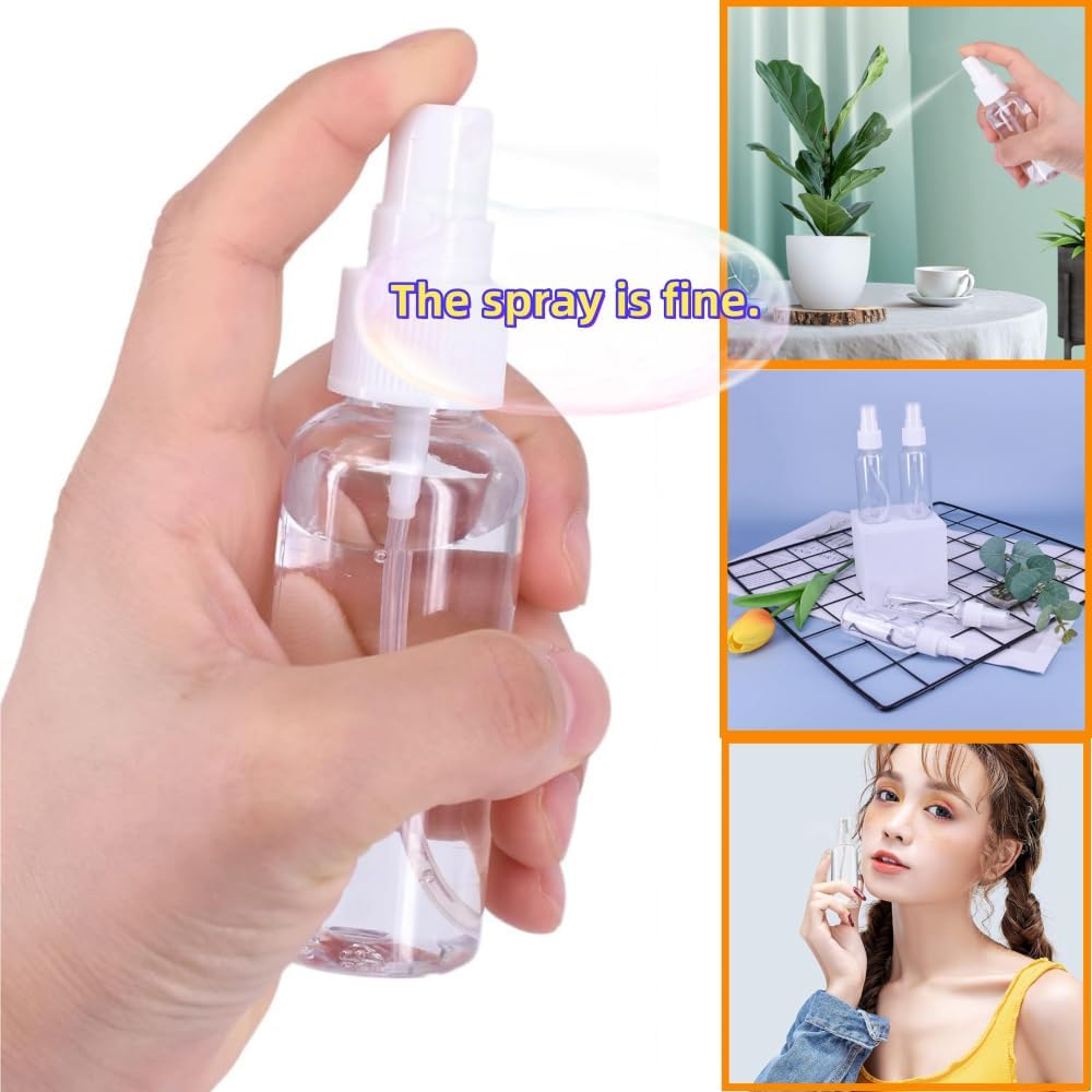 4 Packs of Portable Mini Spray Bottles, Refillable Sprayers, for Travel, Cleaning and Skin Care Sprayers image number 5