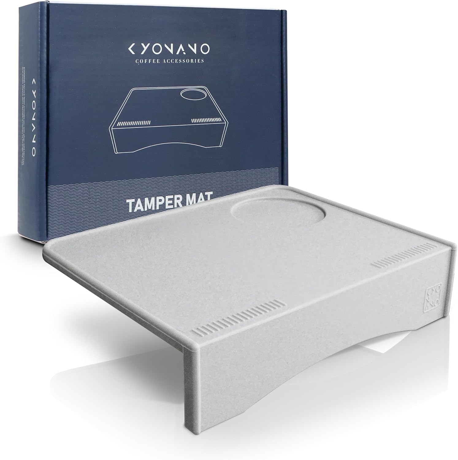 KYONANO Coffee Tamper Mat - Food Safe Silicone Expresso Tamping Mat - Espresso Accessories for Barista, Home Coffee Bar, Kitchen Office Bar Worktop image number 1