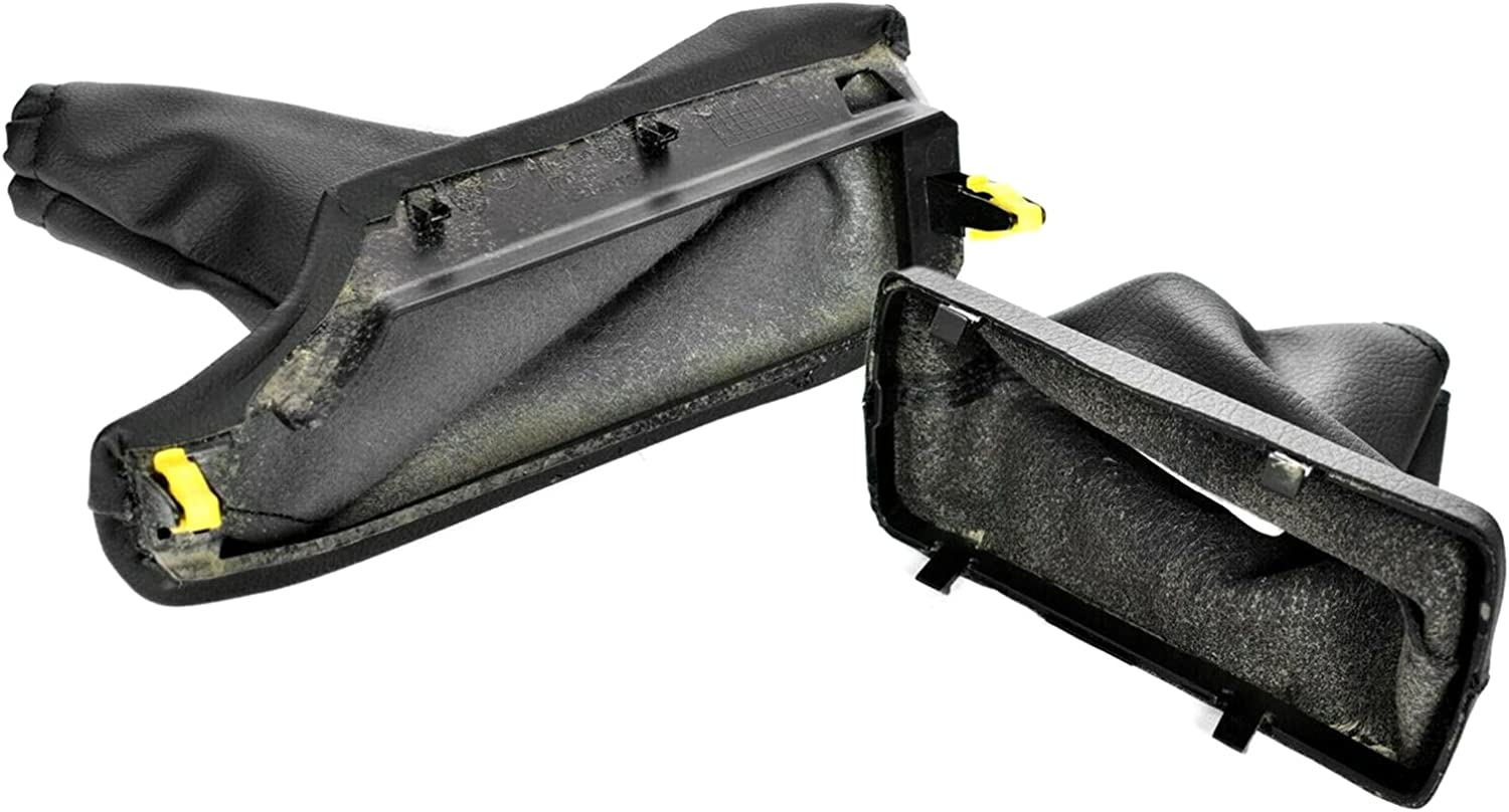 Handbrake + Auto T Bar Automotic Transmission T-Bar Shift Gear Cover Hand Brake Boot Compatible with Ford Falcon FG FGX FG-X Sedan & Ute XR6 XR8 G6E GE FPV 2008~2018 Replacement for BG2A837A1S