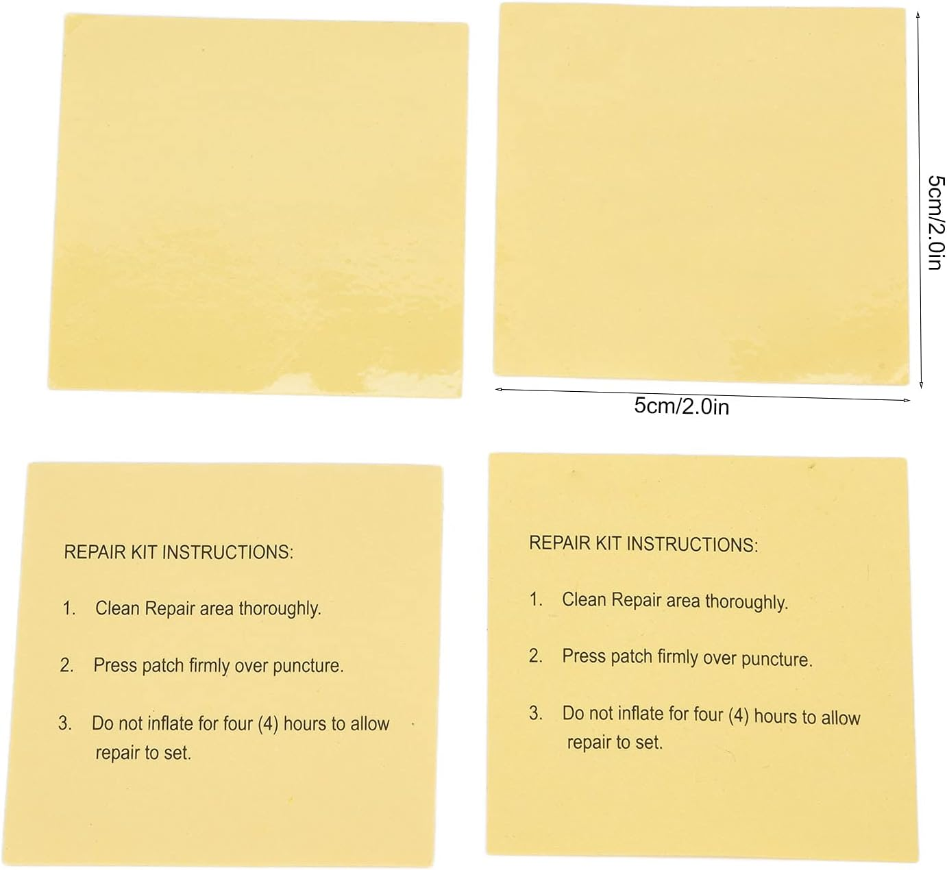 TOPINCN Waterproof Repair Patches Kit More Viscous Material for Inflatable Products 30 Pcs for Swimming Rings image number 2