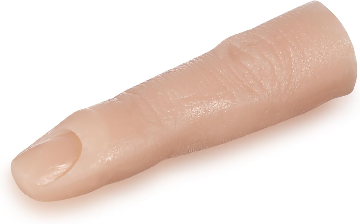 Outanaya Silicone Practice Fake Nail Finger Color Flexible Bendable for Nail Art Training Display Home Salon