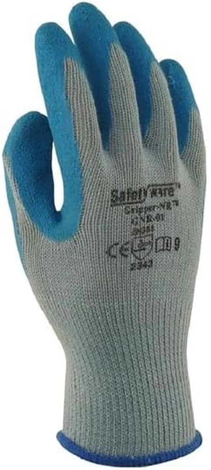 2 Pair Safetyware Gripper Rubber Palm Cut Oil Resistant Proof Safety Work Gloves for Gardening Mechanic Construction General Purpose image number 4